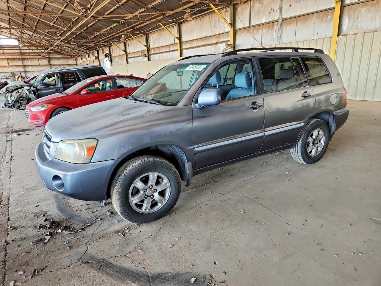 2005 Toyota Highlander Limited Gray vin: JTEDP21A050061464
