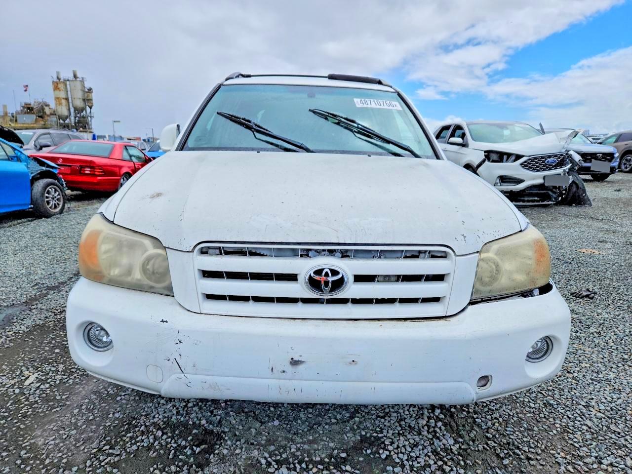 2005 Toyota Highlander Limited Белый vin: JTEDP21A050065188