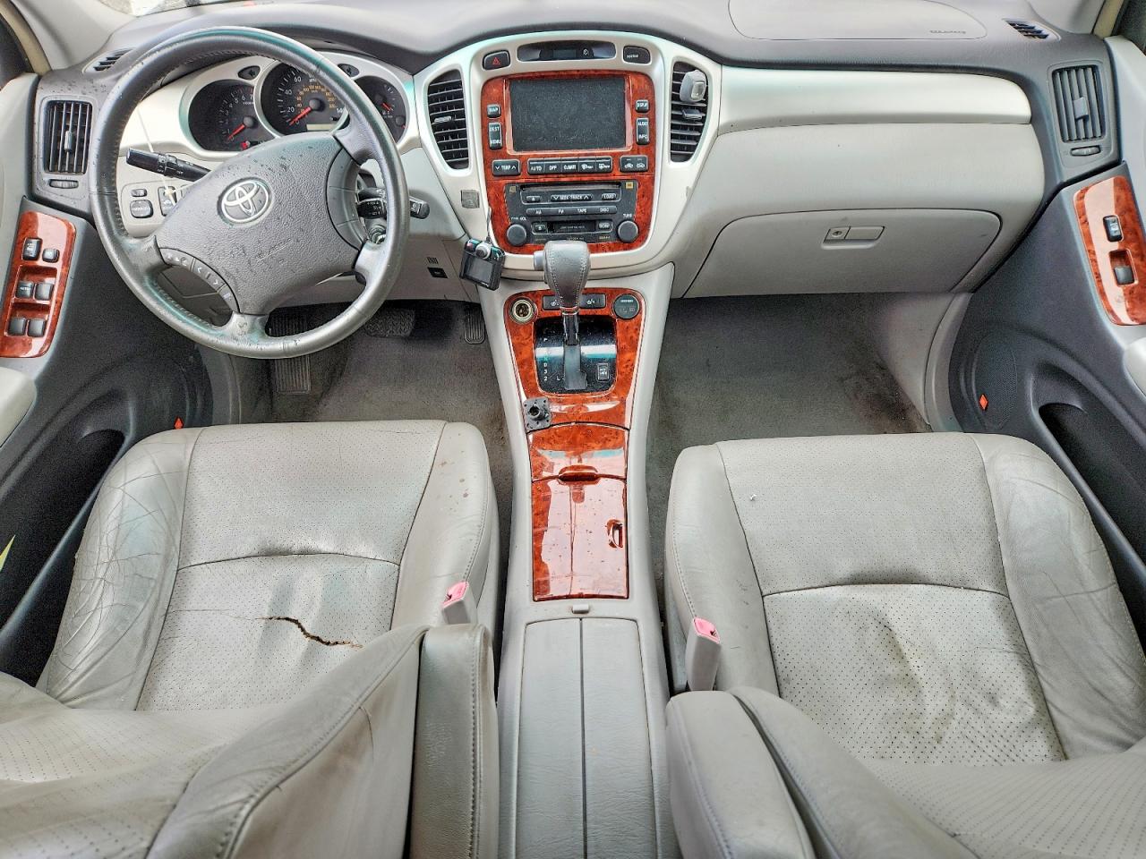 2005 Toyota Highlander Limited Белый vin: JTEDP21A050065188
