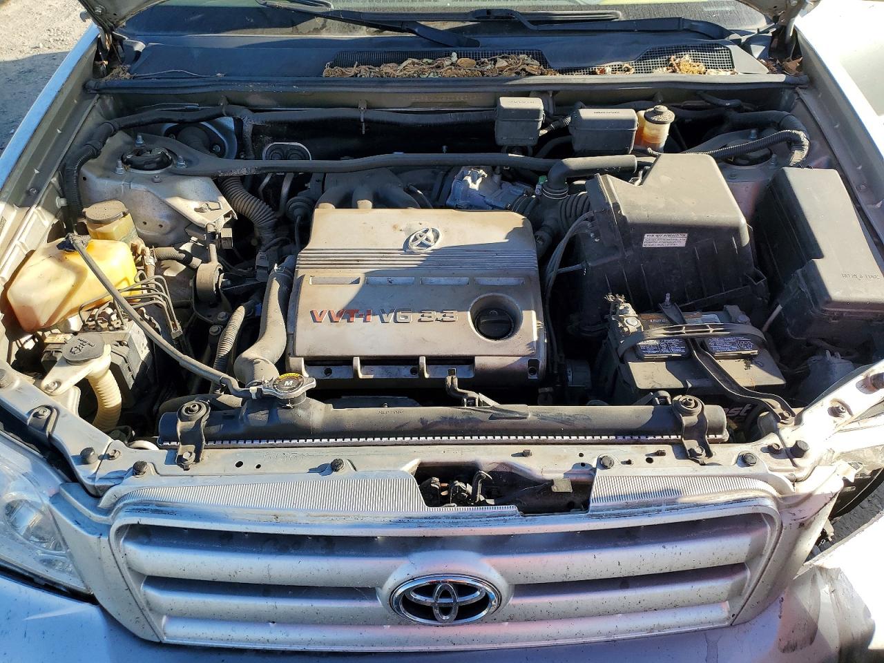 2005 Toyota Highlander Limited Silver vin: JTEDP21A050068009