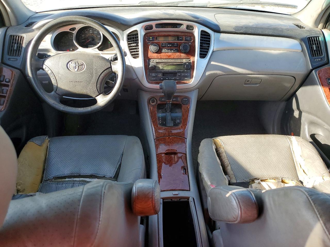 2005 Toyota Highlander Limited Silver vin: JTEDP21A050068009