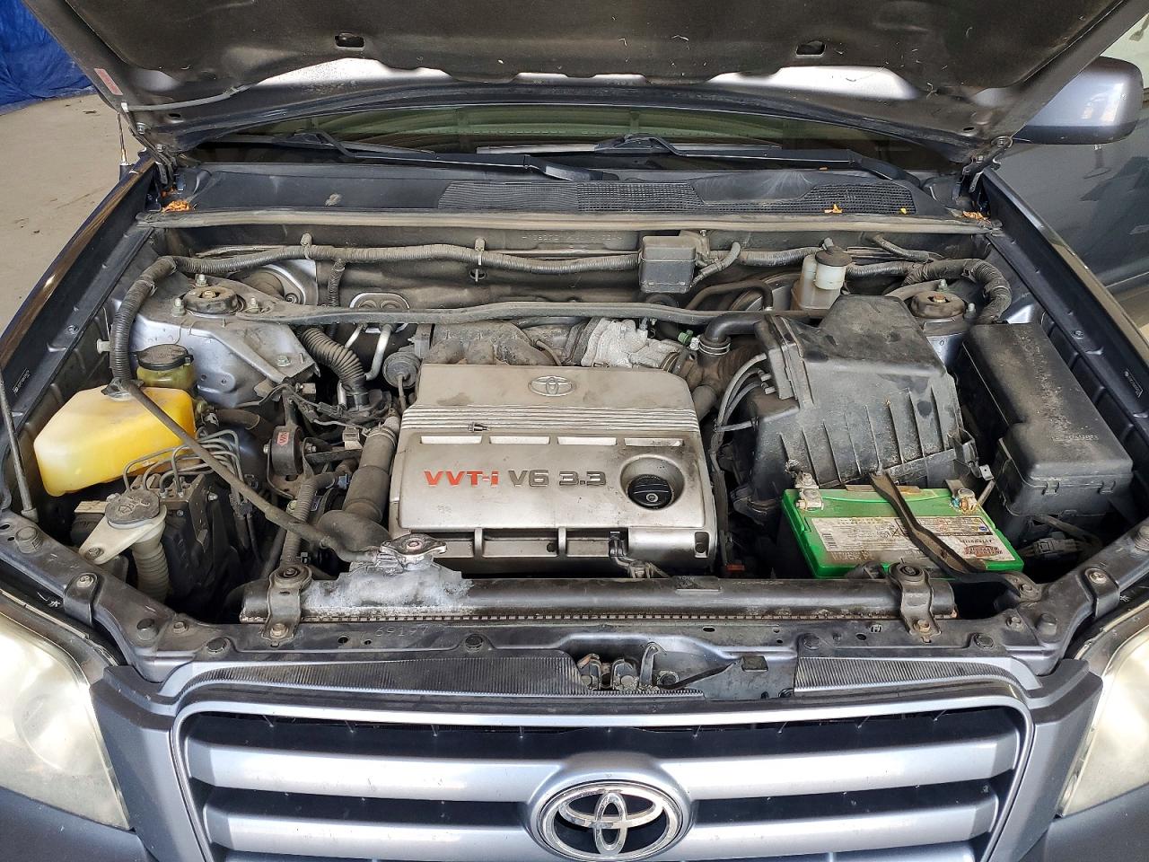 2006 Toyota Highlander Base Blue vin: JTEDP21A060094224