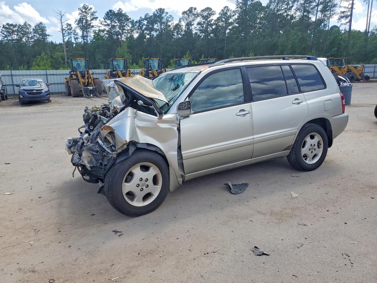 2006 Toyota Highlander Limited Beige vin: JTEDP21A060096782