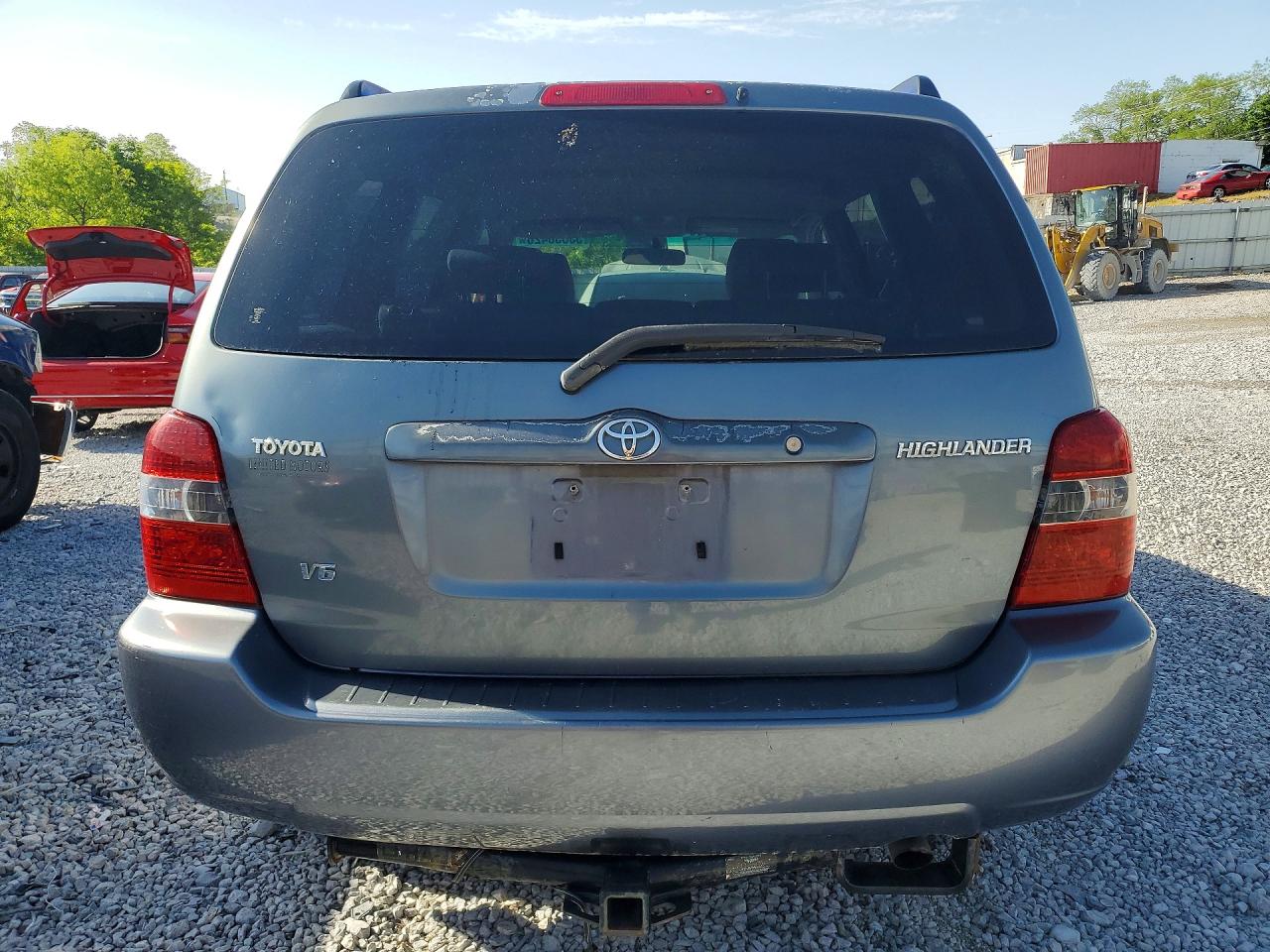 2006 Toyota Highlander Limited Blue vin: JTEDP21A060098337