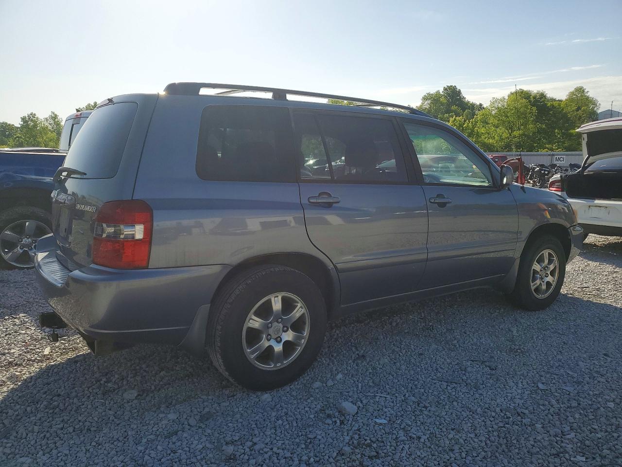 2006 Toyota Highlander Limited Blue vin: JTEDP21A060098337