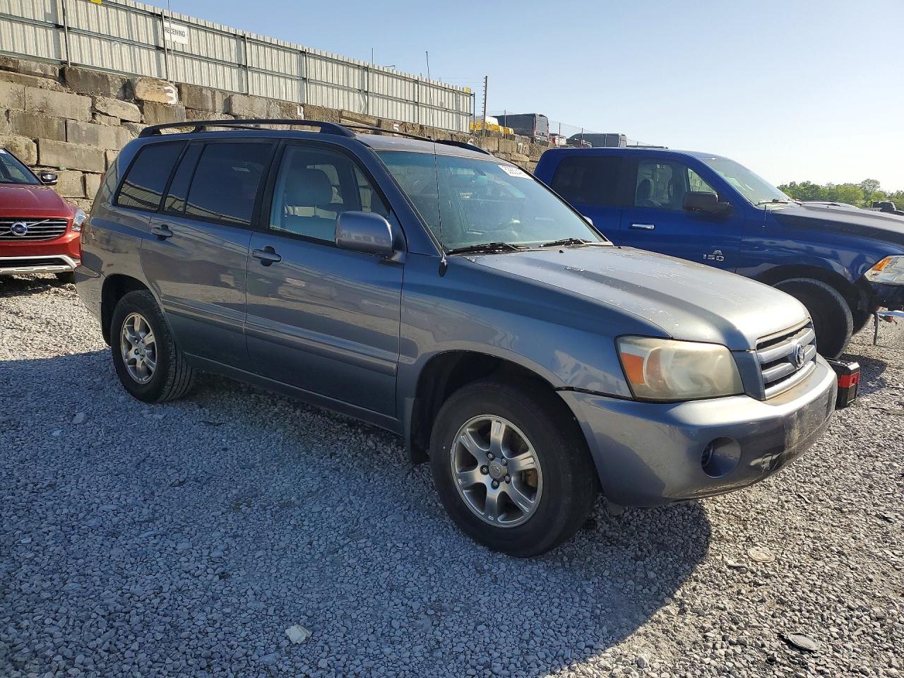 2006 Toyota Highlander Limited Blue vin: JTEDP21A060098337