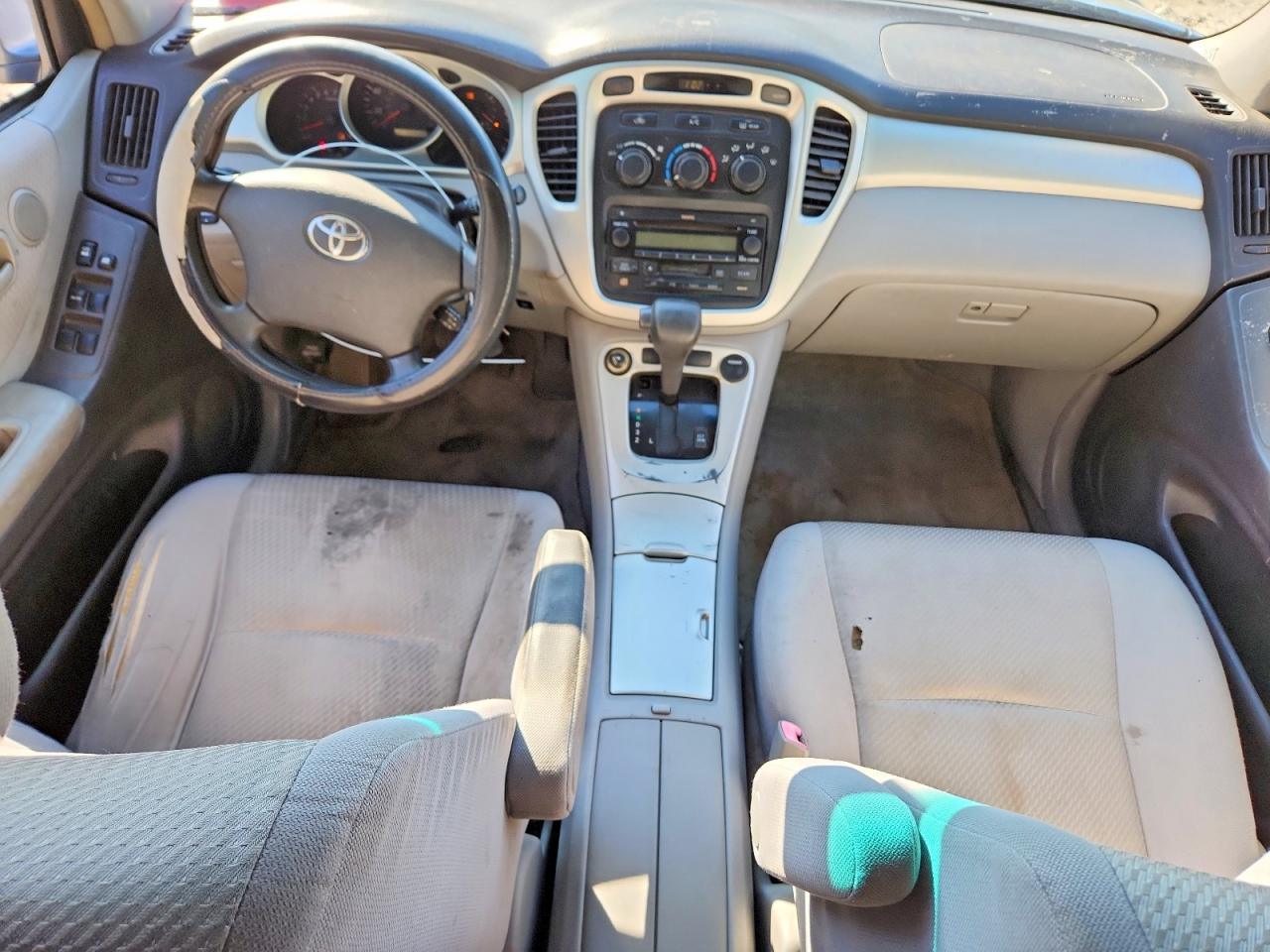 2006 Toyota Highlander Base Blue vin: JTEDP21A060106677