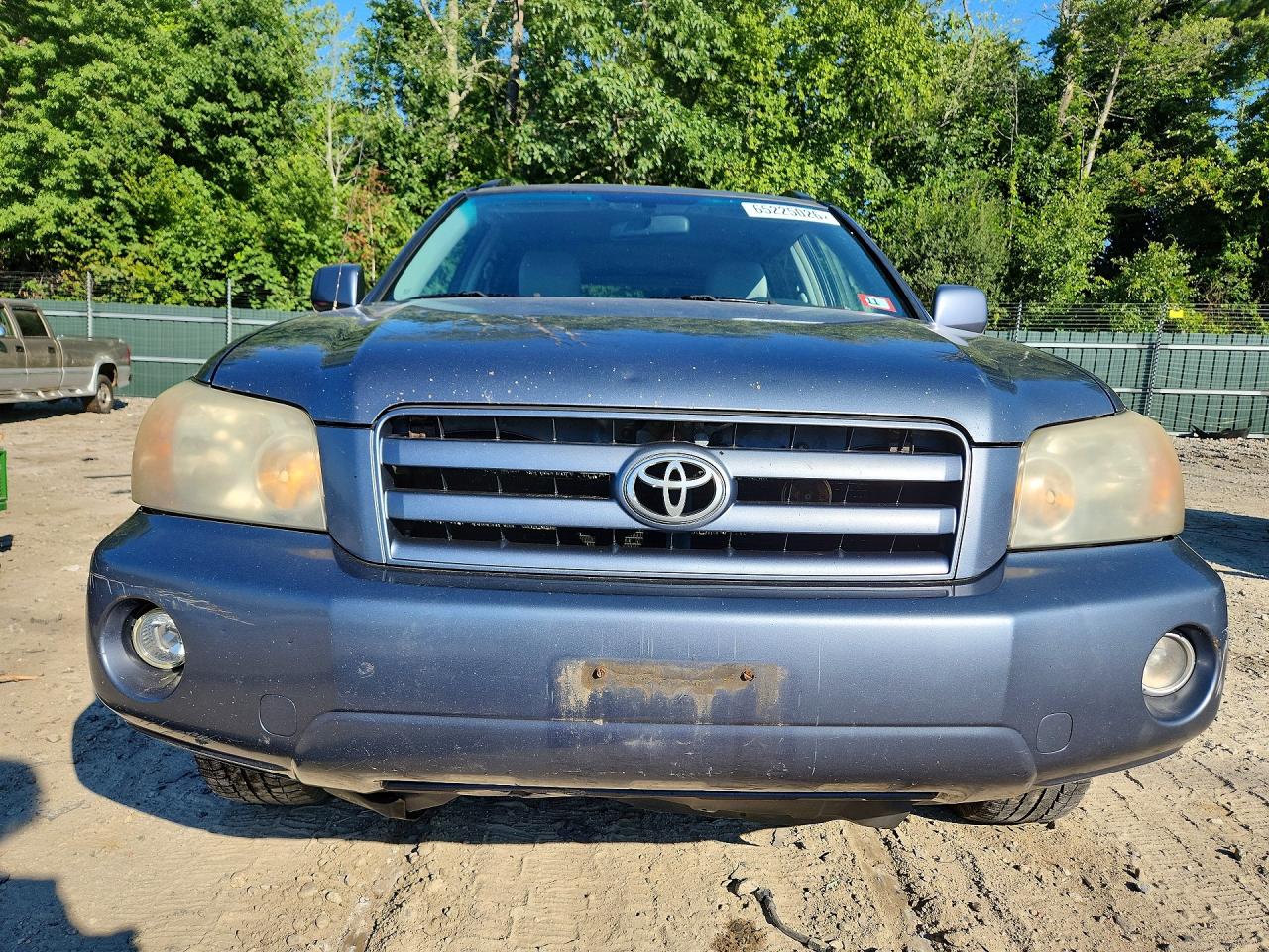 2006 Toyota Highlander Base Blue vin: JTEDP21A060106677