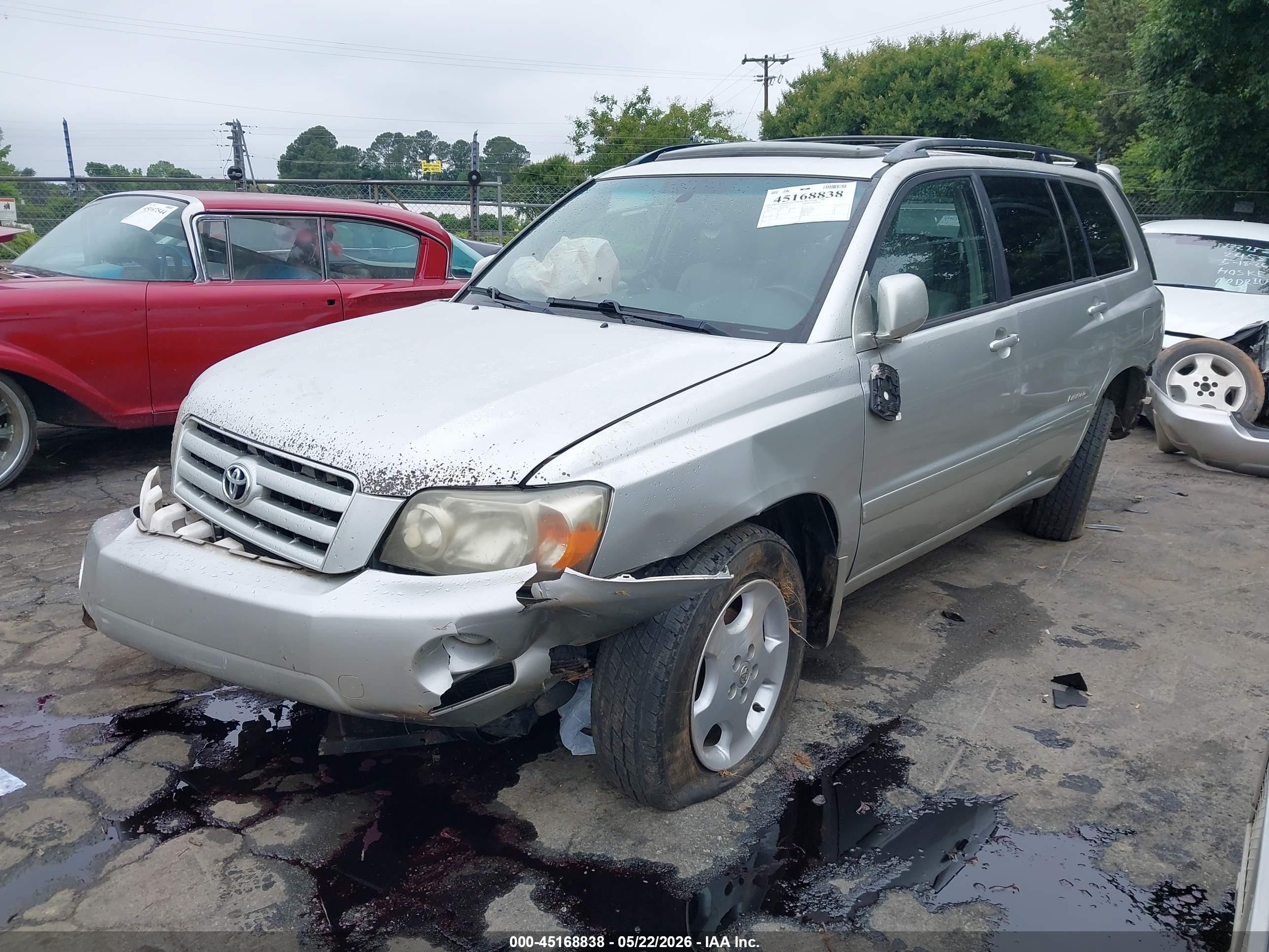 2006 Toyota Highlander Limited V6 Серебряный vin: JTEDP21A060125097