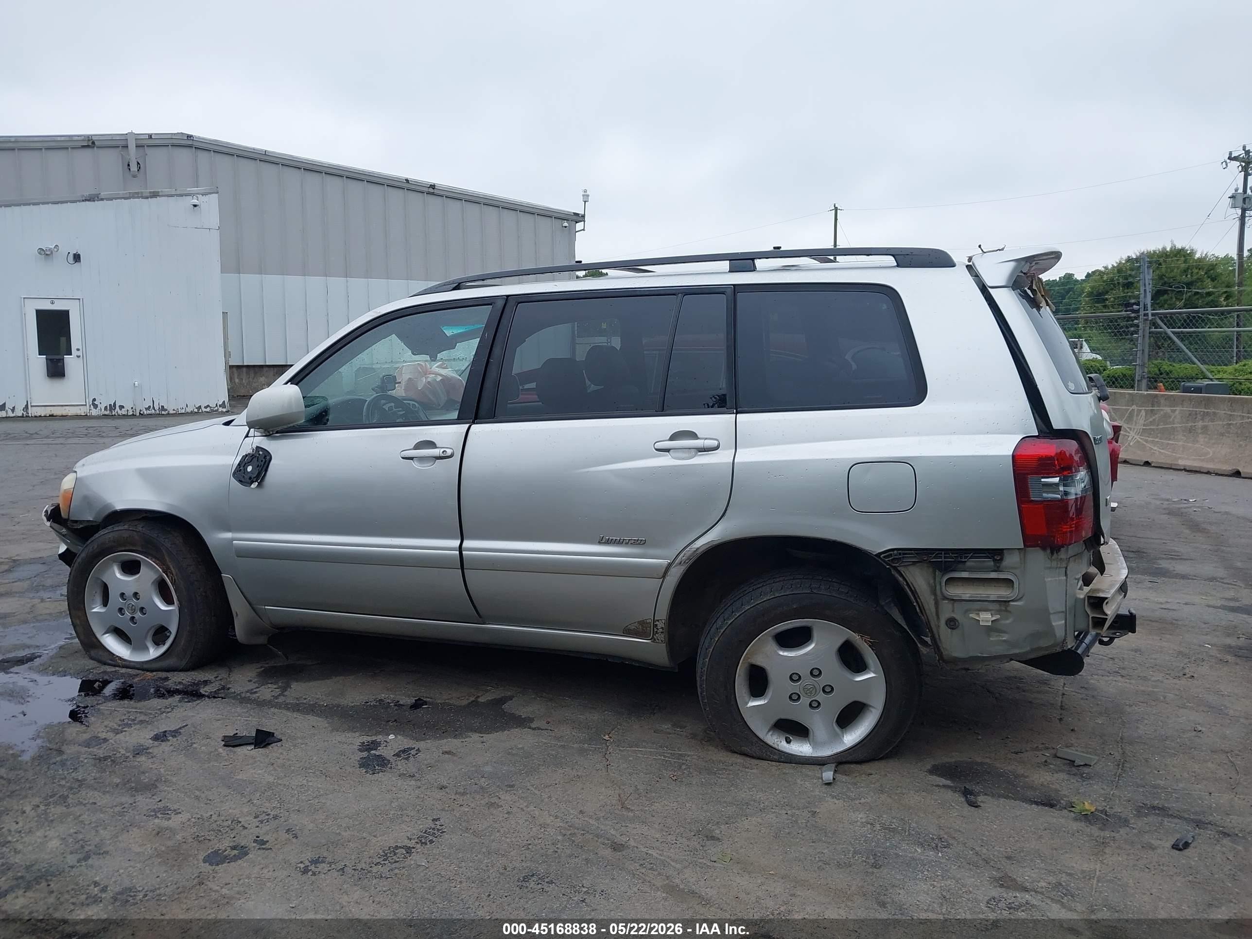 2006 Toyota Highlander Limited V6 Серебряный vin: JTEDP21A060125097