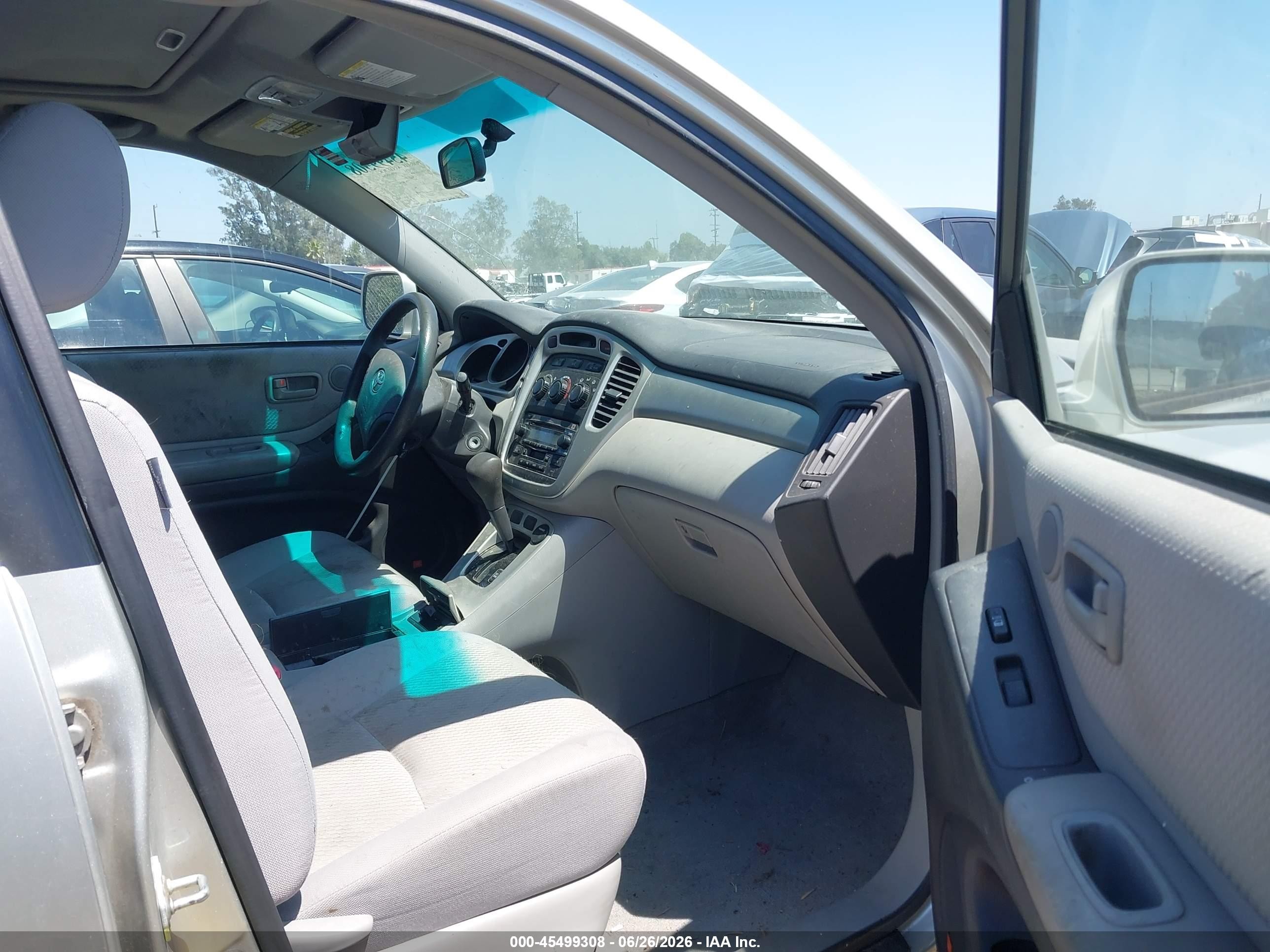 2007 Toyota Highlander 3rd Row Silver vin: JTEDP21A070128938