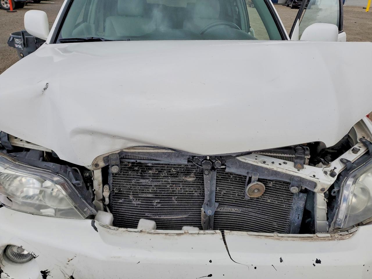 2007 Toyota Highlander Limited White vin: JTEDP21A070142659