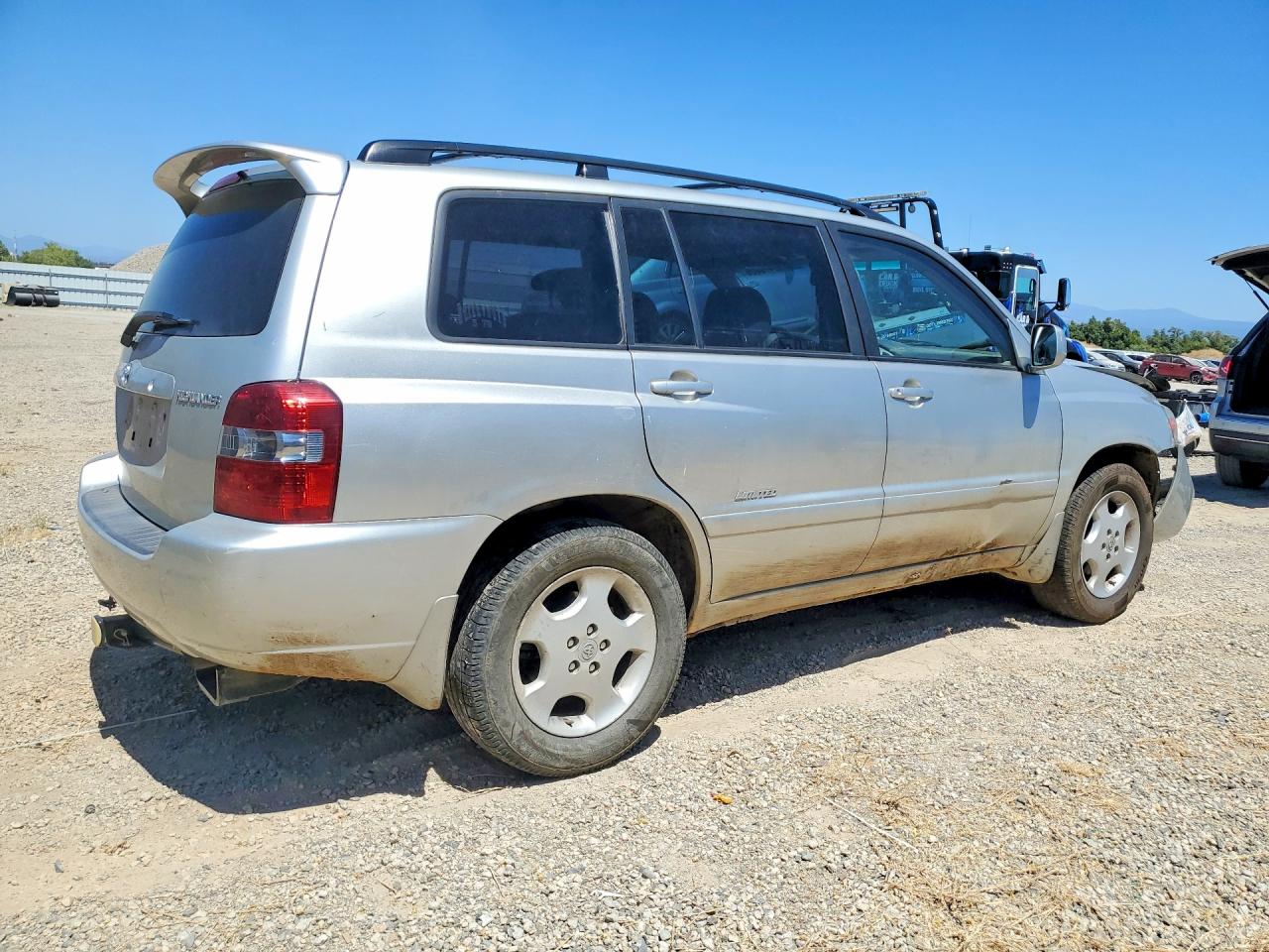 2007 Toyota Highlander Limited Silver vin: JTEDP21A070145819