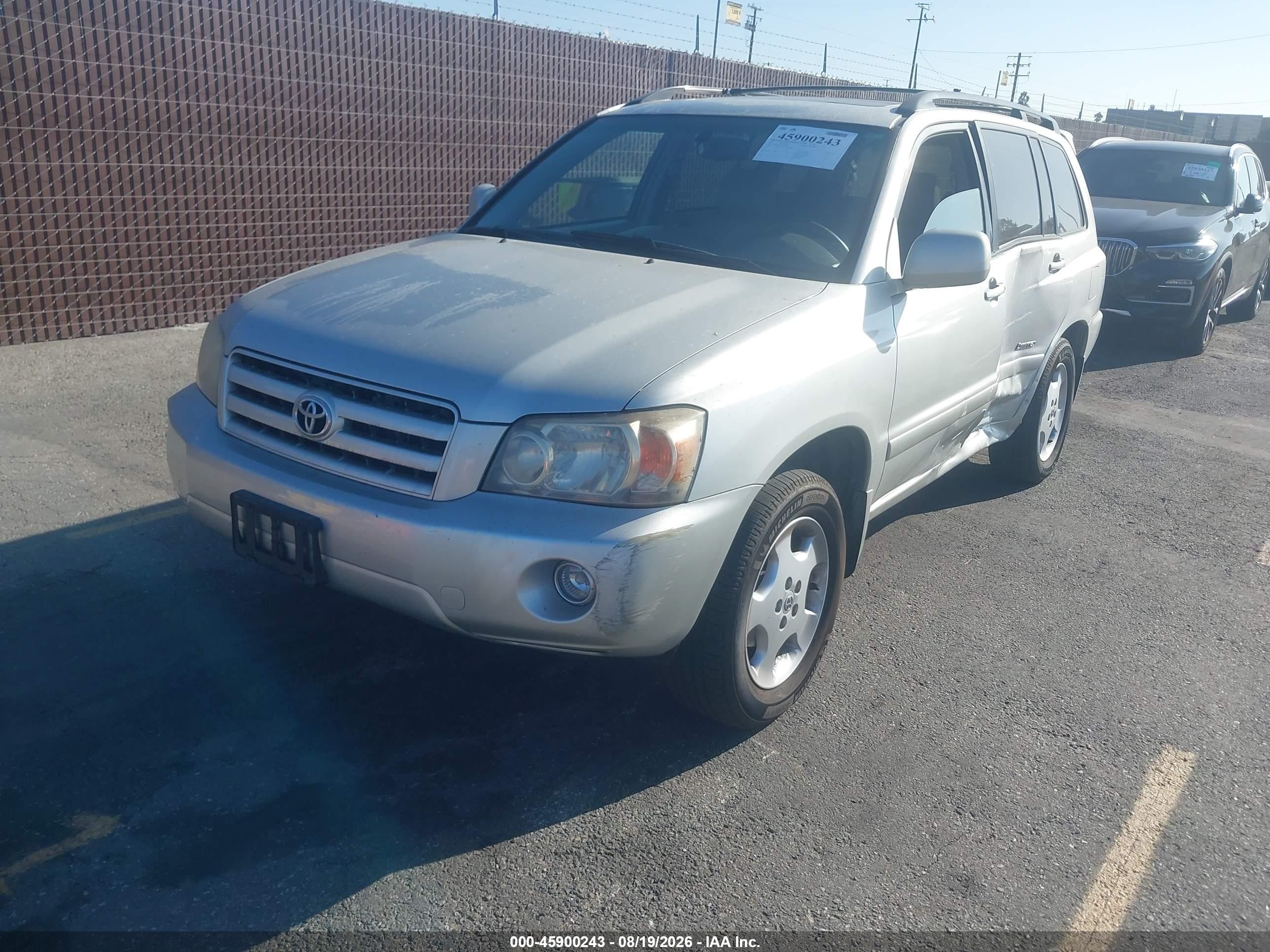 2007 Toyota Highlander Limited W/3rd Row Серебряный vin: JTEDP21A070148400