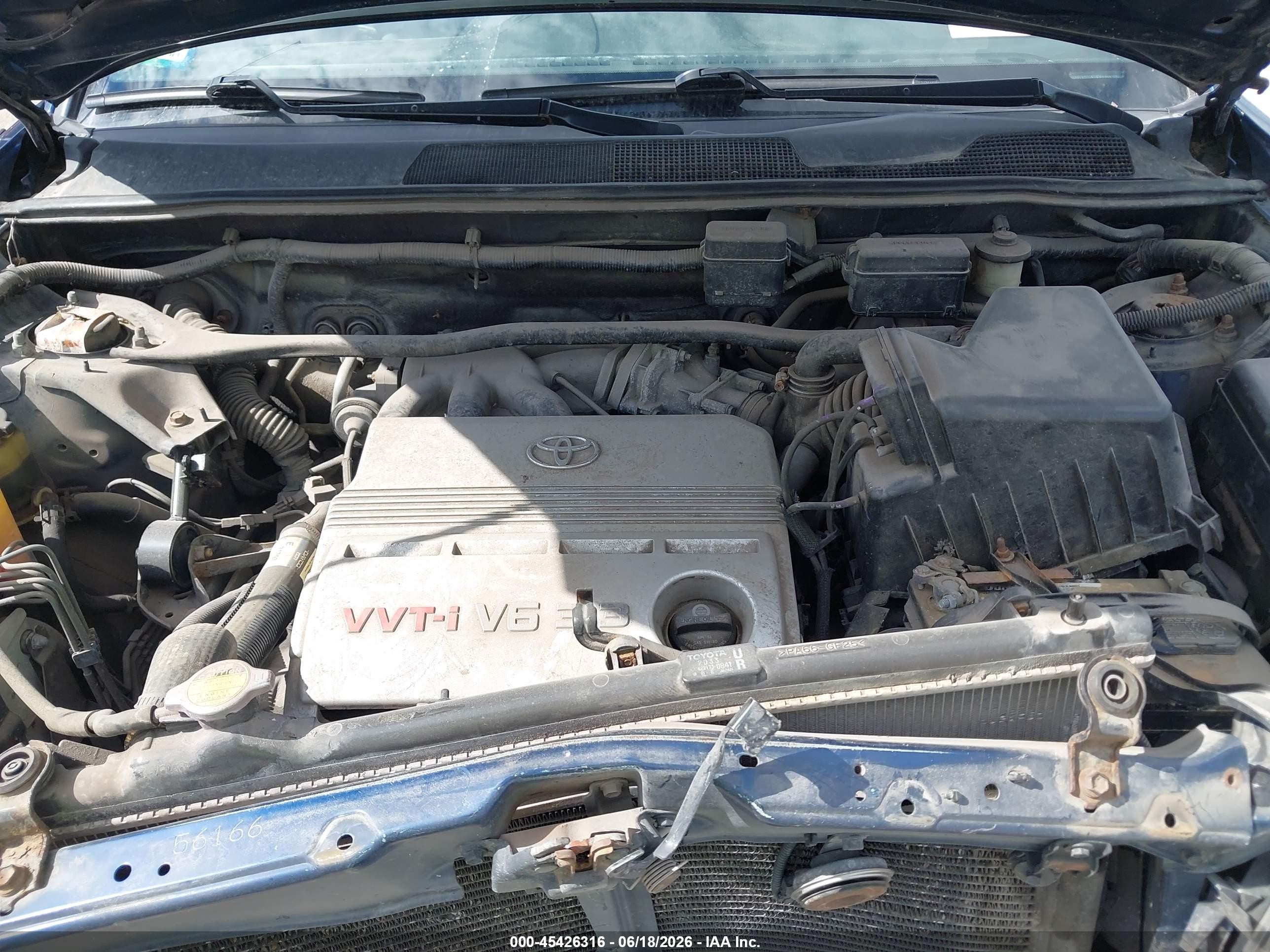2004 Toyota Highlander V6 Blue vin: JTEDP21A140001269