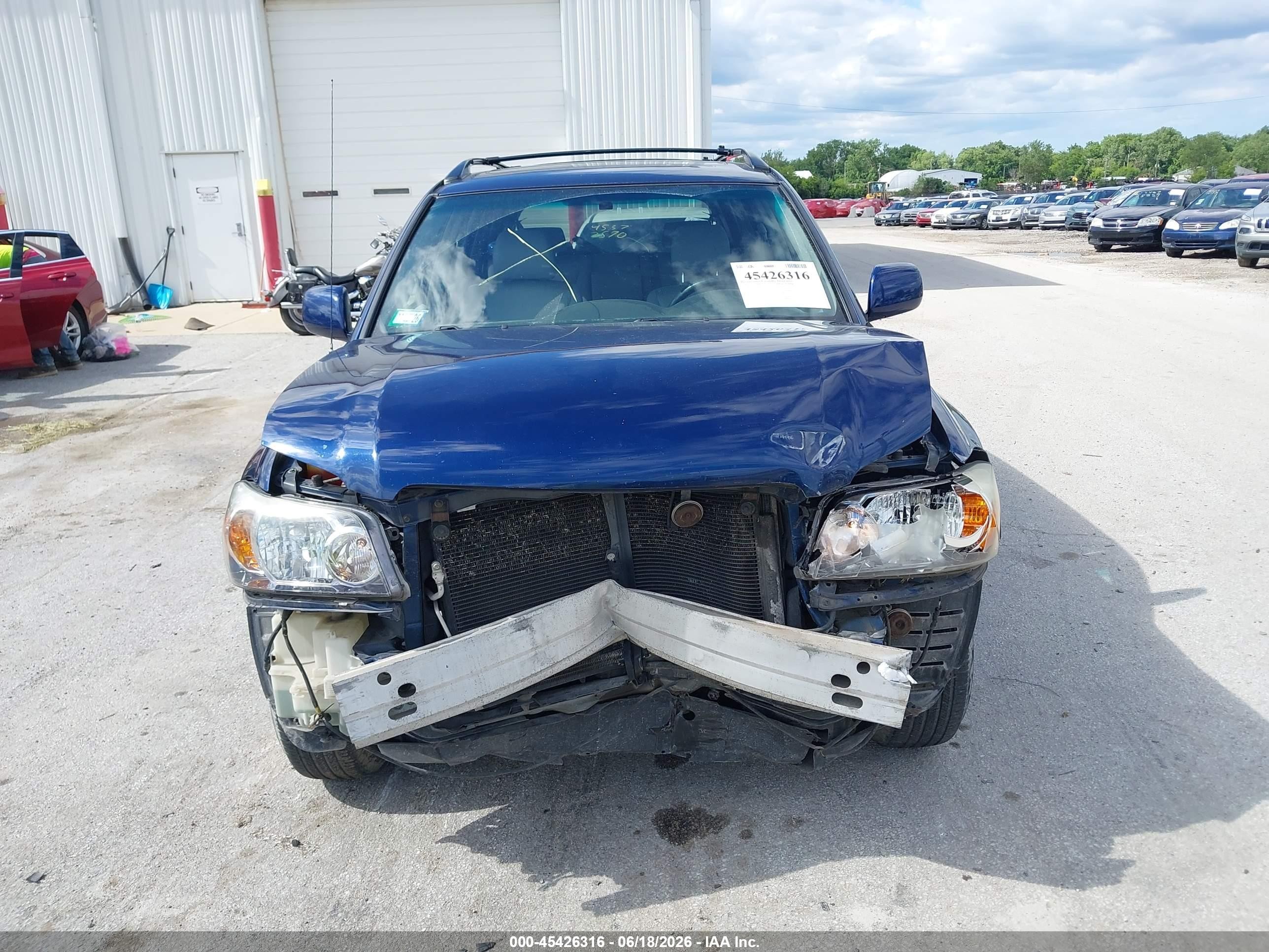 2004 Toyota Highlander V6 Blue vin: JTEDP21A140001269