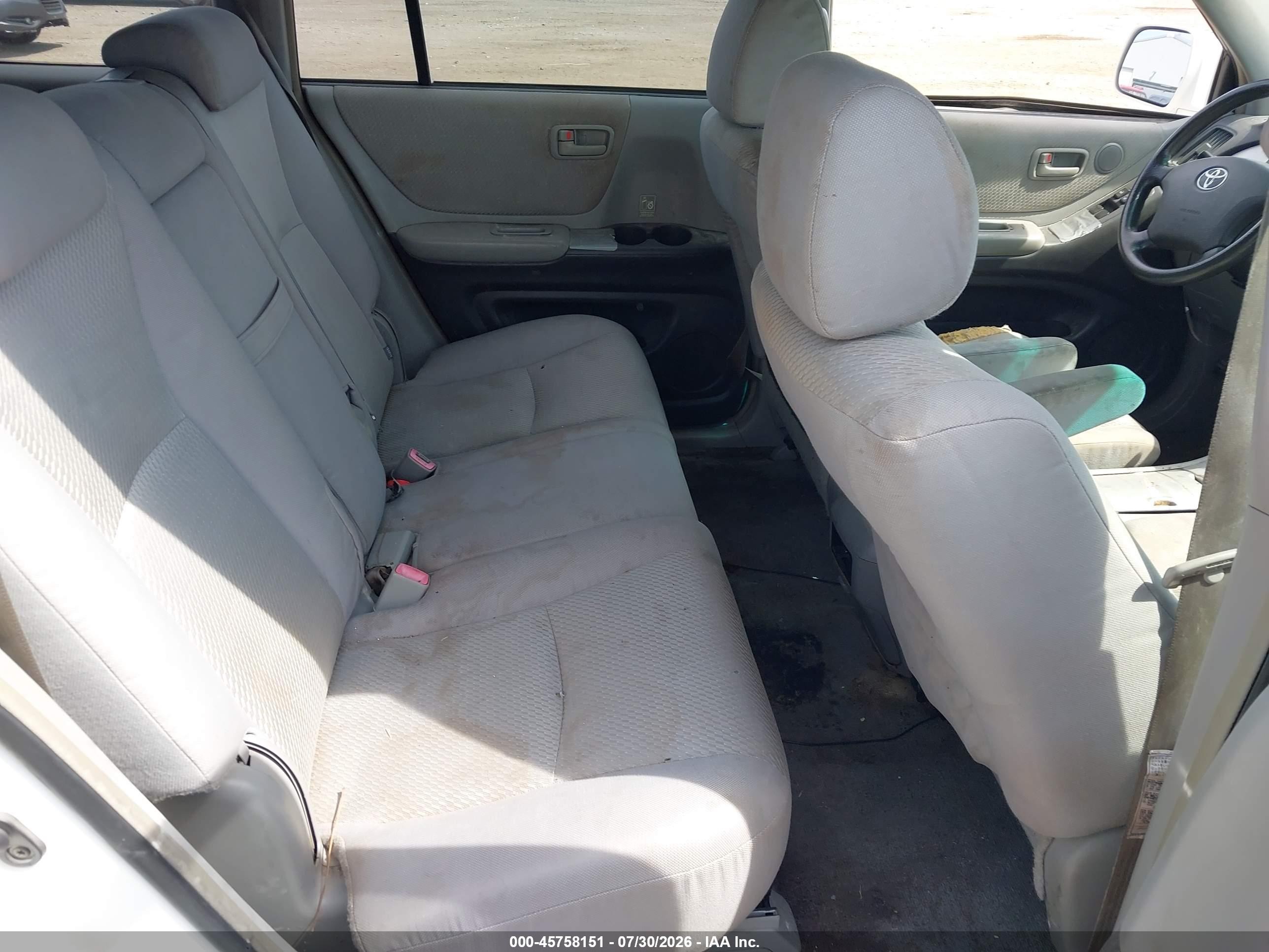 2004 Toyota Highlander V6 White vin: JTEDP21A140006990