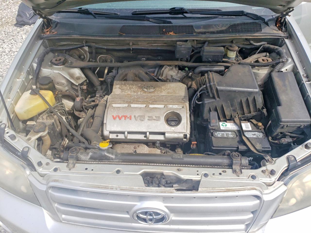 2004 Toyota Highlander Limited Silver vin: JTEDP21A140016516