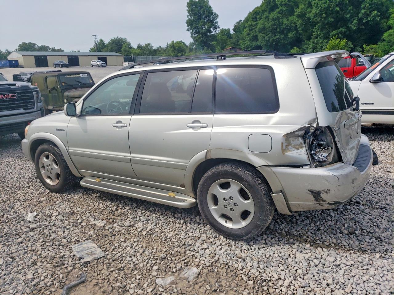 2004 Toyota Highlander Limited Silver vin: JTEDP21A140016516