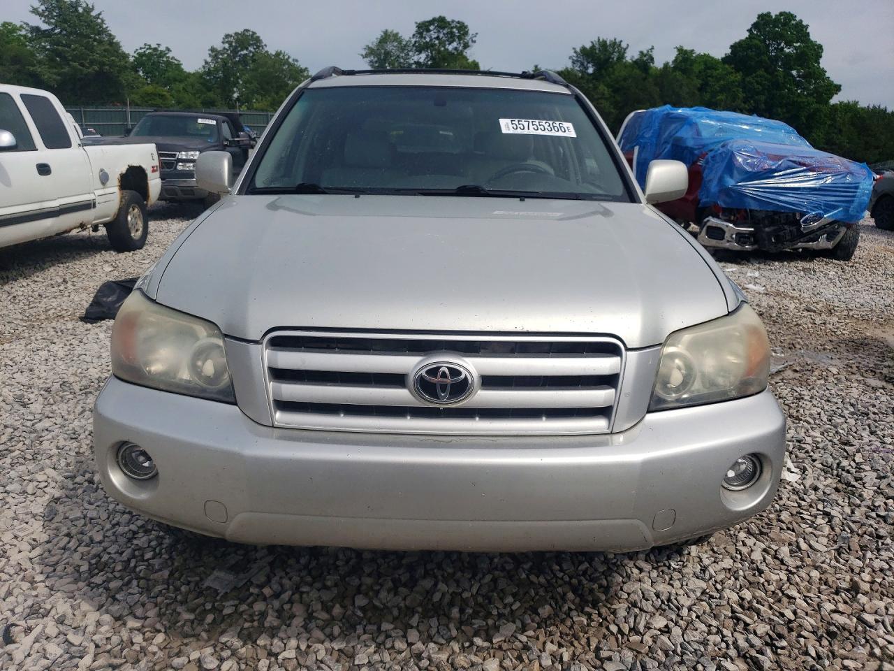 2004 Toyota Highlander Limited Silver vin: JTEDP21A140016516