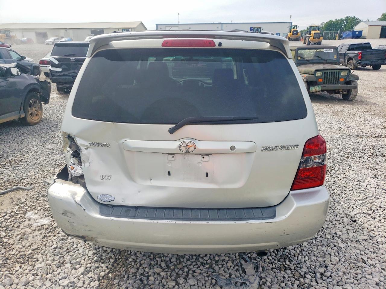2004 Toyota Highlander Limited Silver vin: JTEDP21A140016516
