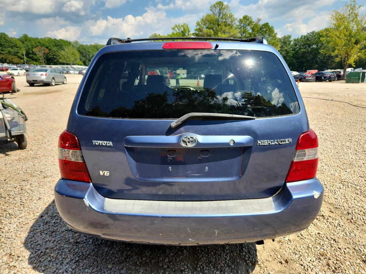 2004 Toyota Highlander Base Blue vin: JTEDP21A140024373
