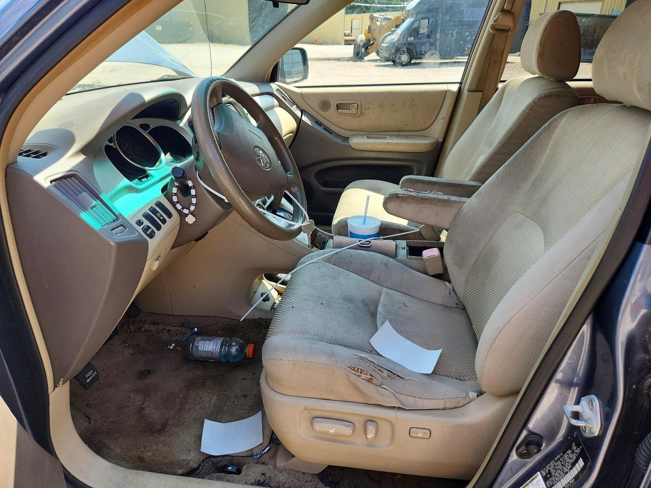 2004 Toyota Highlander Base Blue vin: JTEDP21A140024373