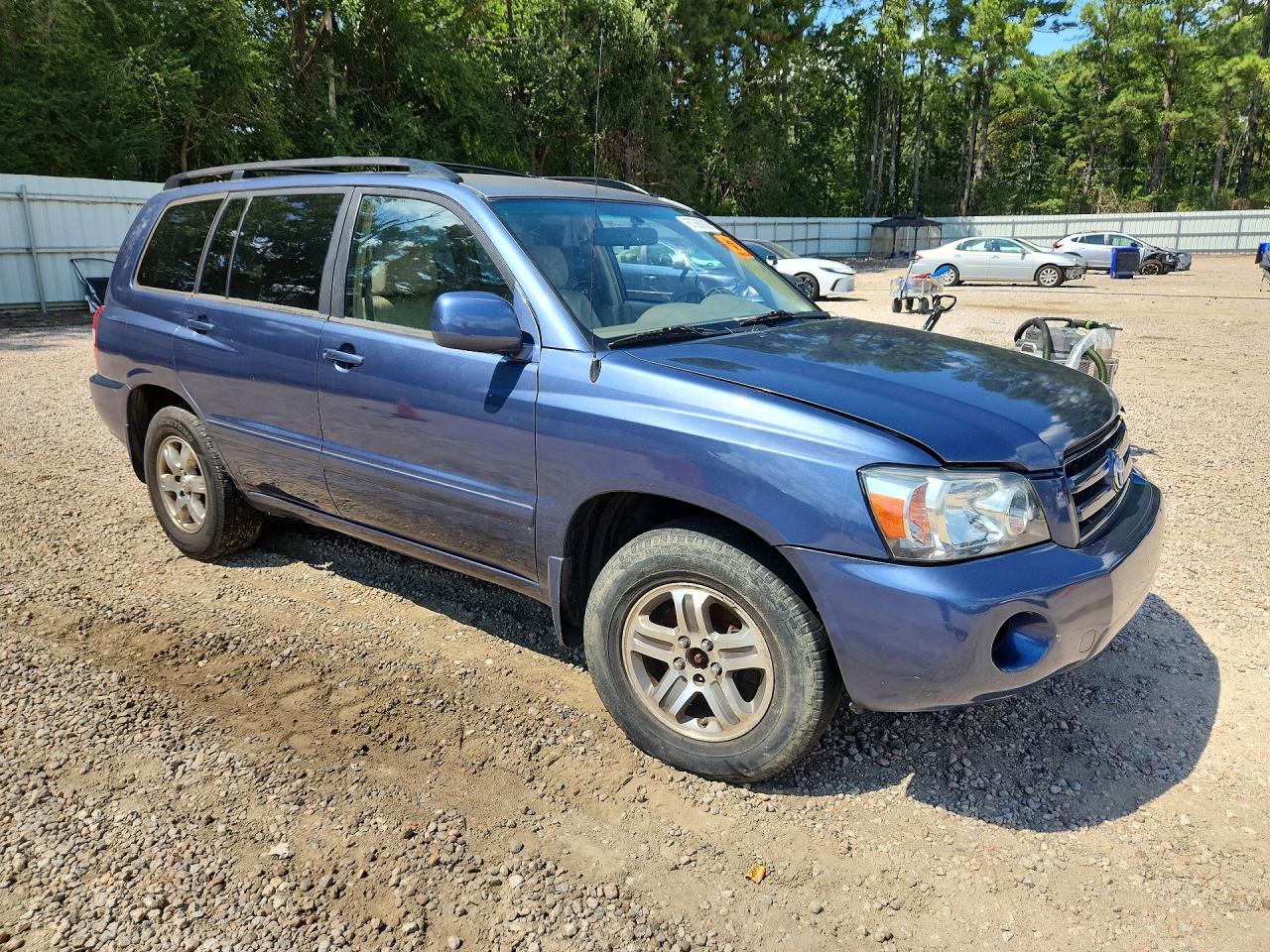 2004 Toyota Highlander Base Blue vin: JTEDP21A140024373