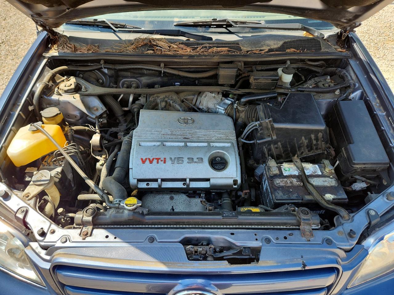 2004 Toyota Highlander Base Blue vin: JTEDP21A140024373