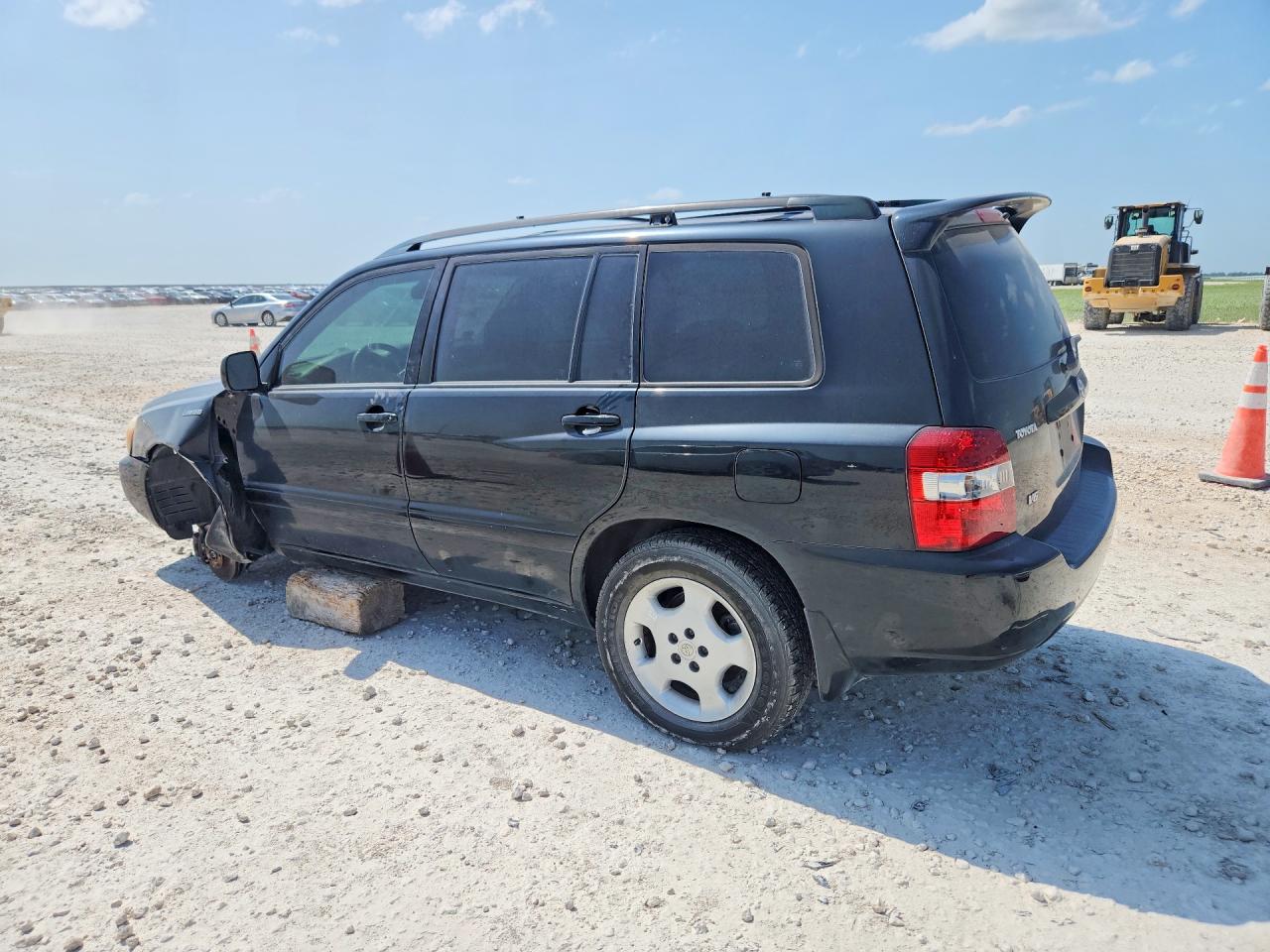 2005 Toyota Highlander Limited Black vin: JTEDP21A150062638