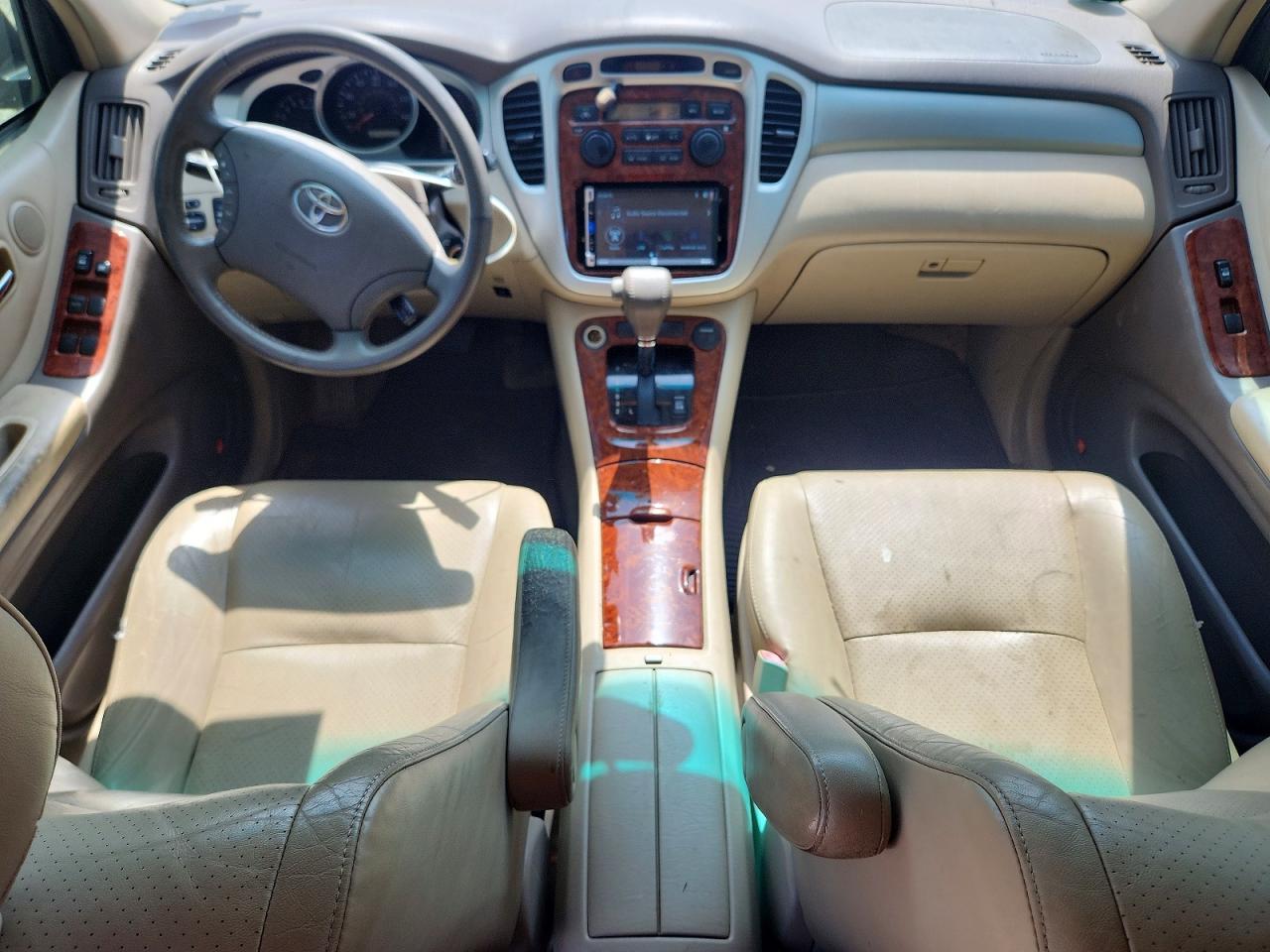 2005 Toyota Highlander Limited Black vin: JTEDP21A150062638