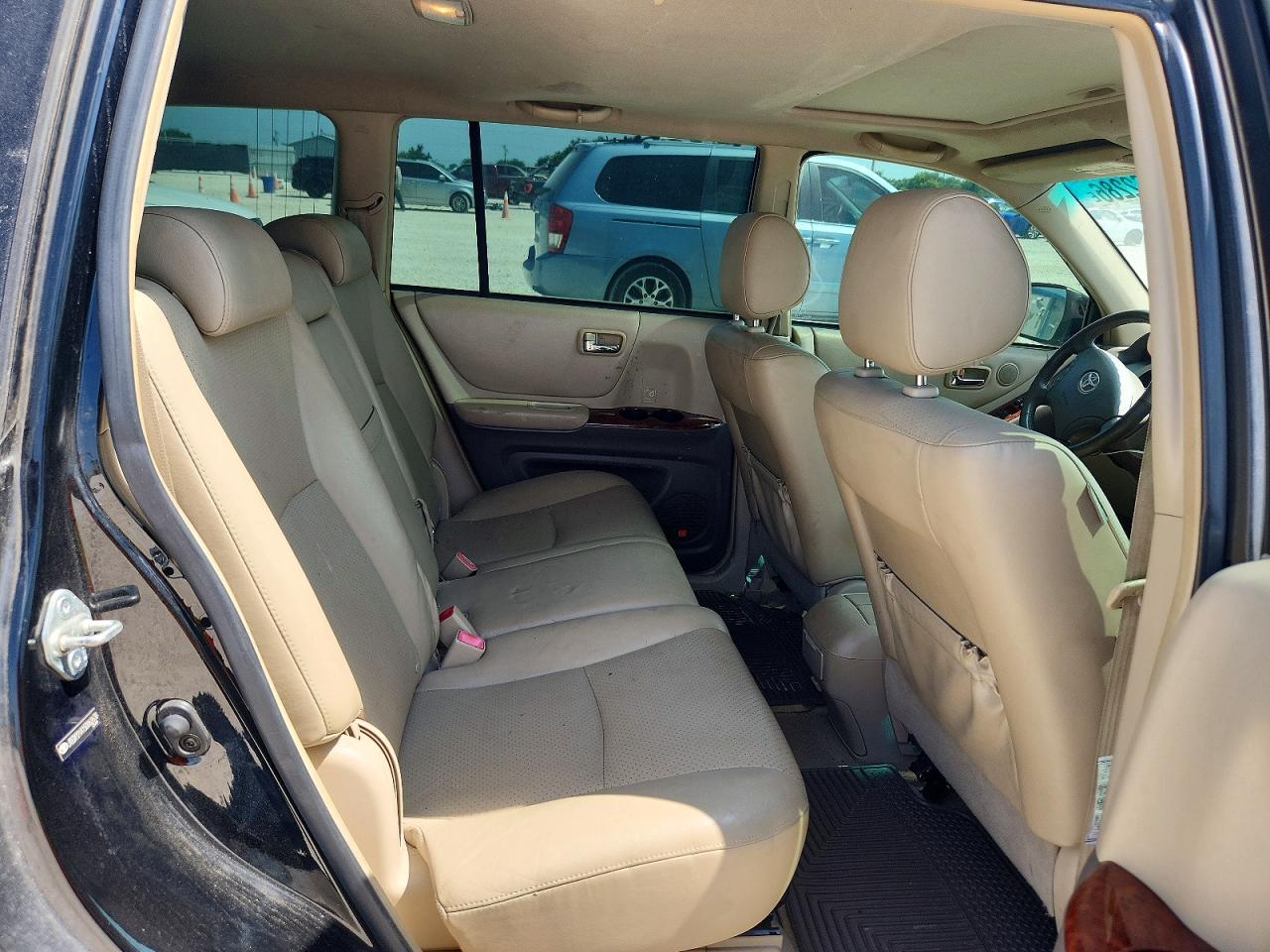 2005 Toyota Highlander Limited Black vin: JTEDP21A150062638