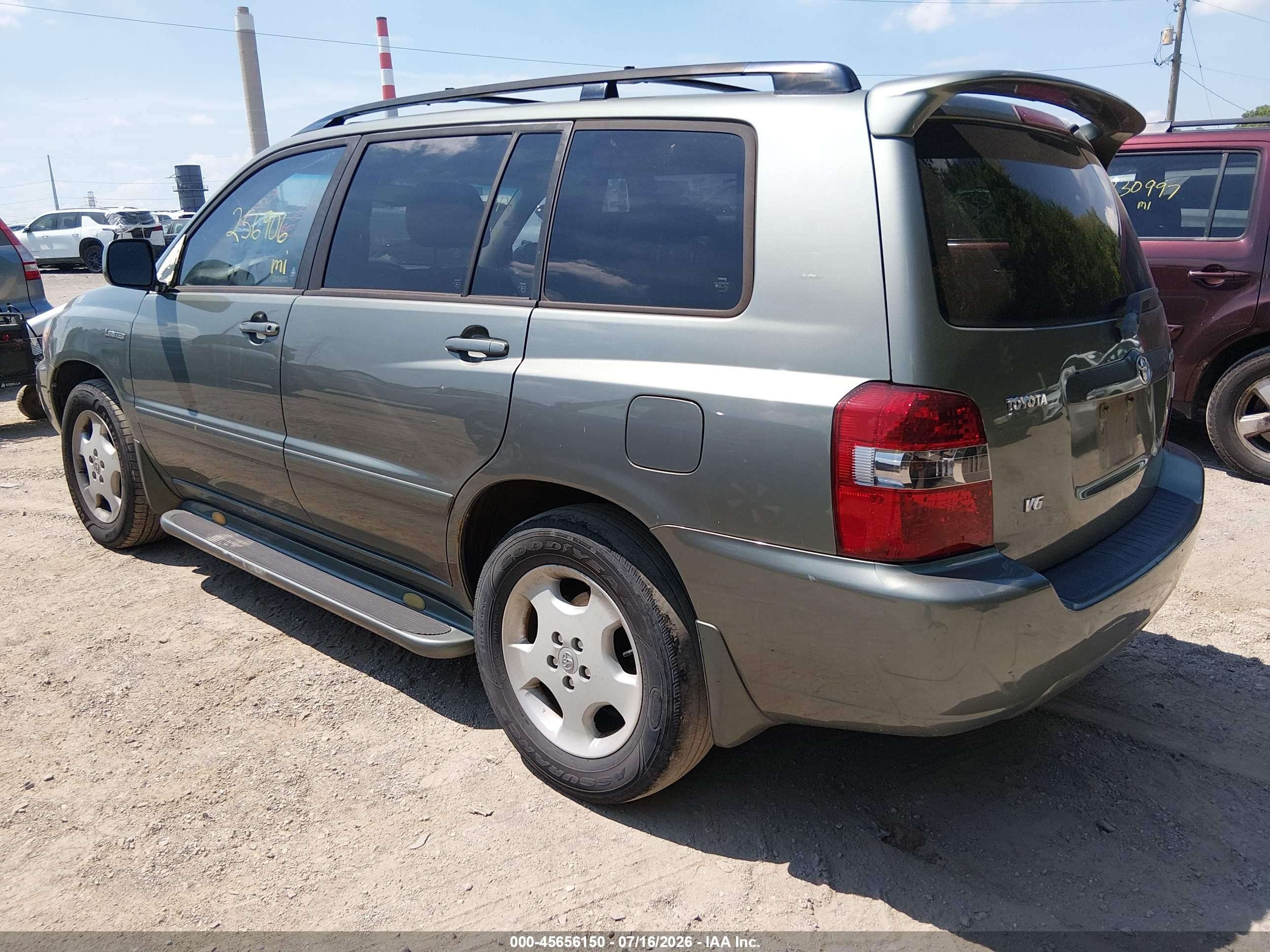 2005 Toyota Highlander Limited V6 Green vin: JTEDP21A150076202