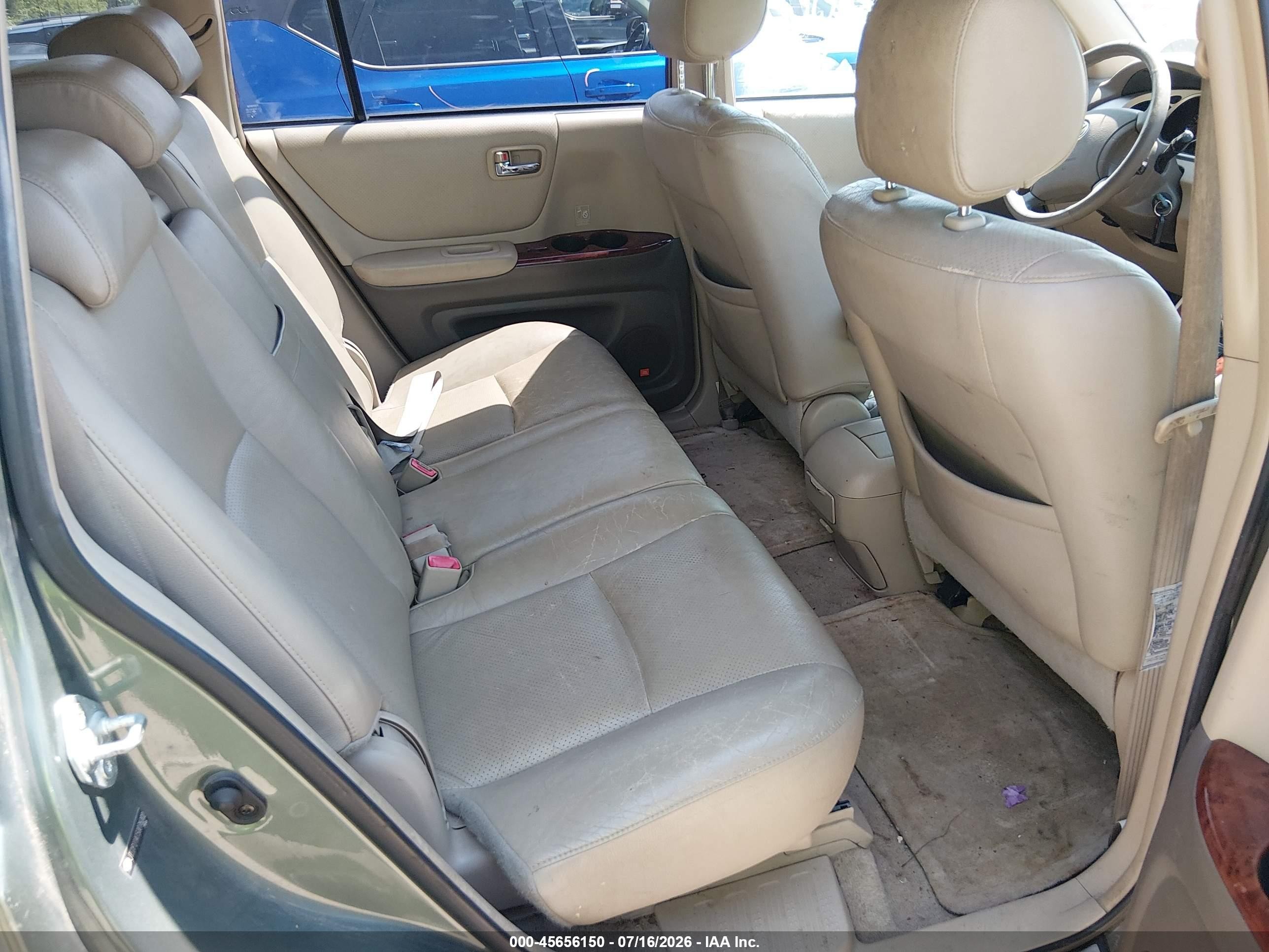 2005 Toyota Highlander Limited V6 Green vin: JTEDP21A150076202