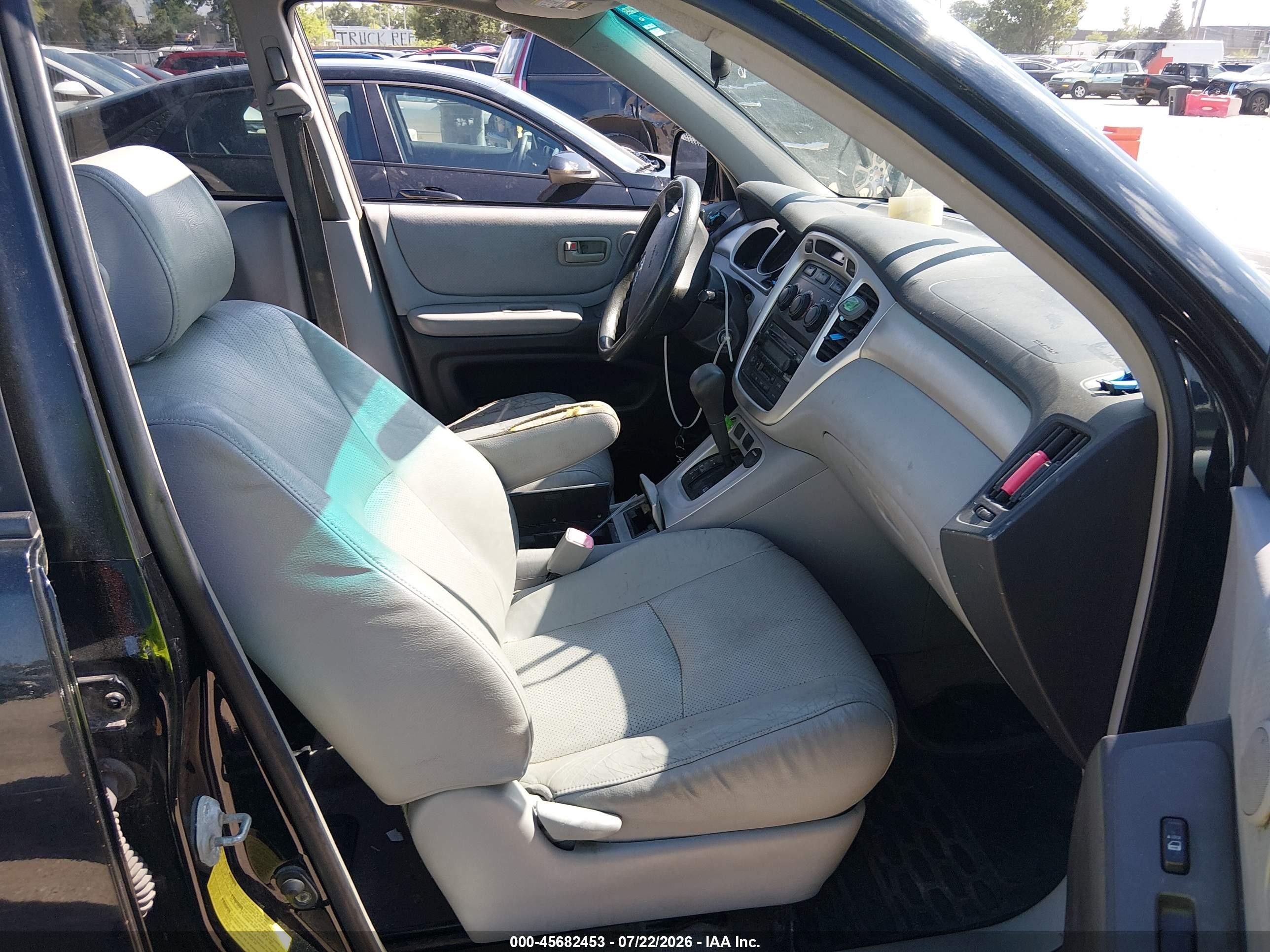 2005 Toyota Highlander V6 Черный vin: JTEDP21A150081173