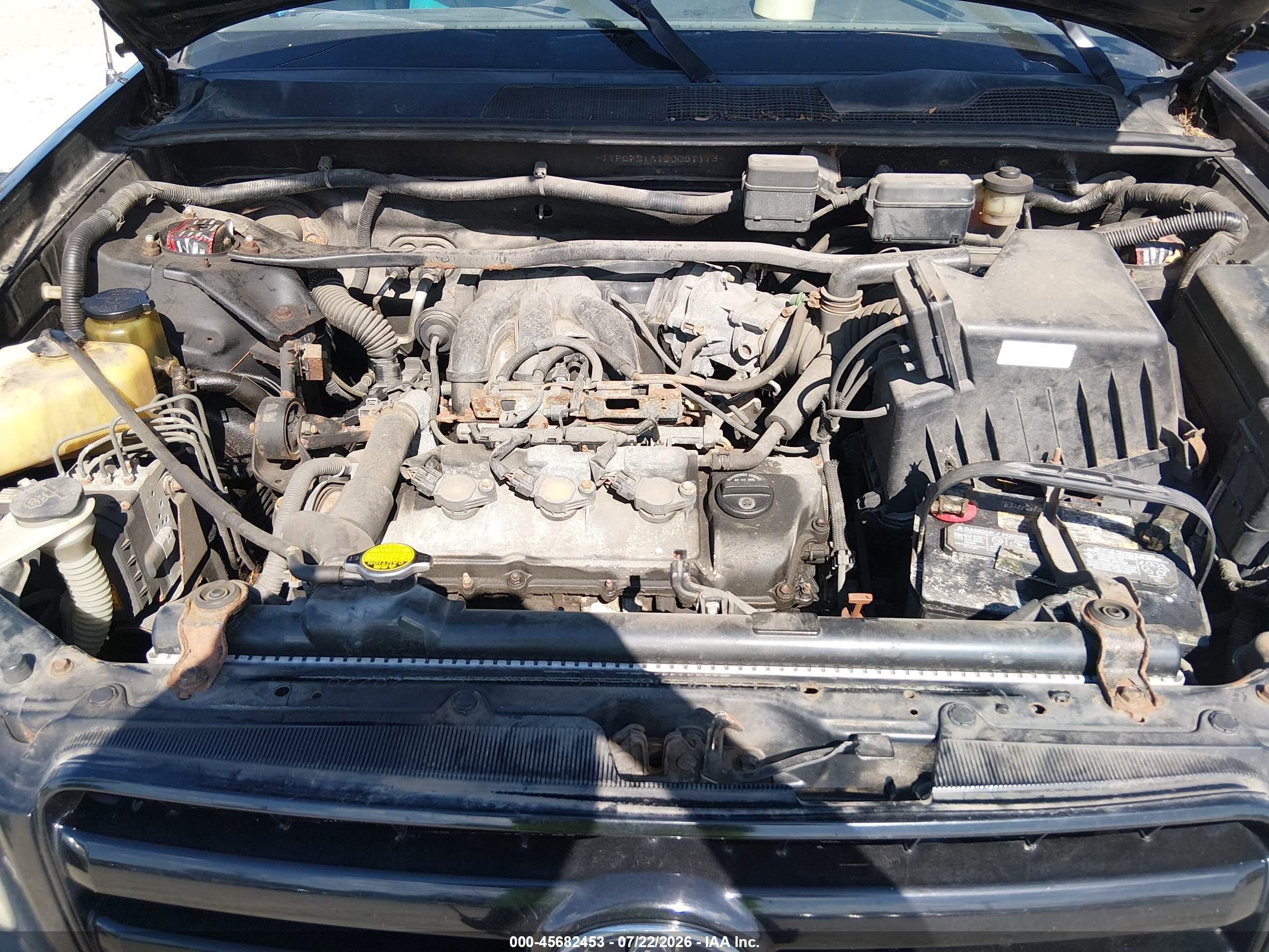 2005 Toyota Highlander V6 Черный vin: JTEDP21A150081173