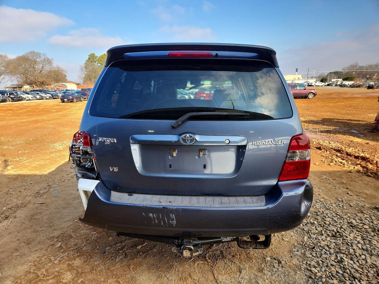 2005 Toyota Highlander Limited Синий vin: JTEDP21A150088348