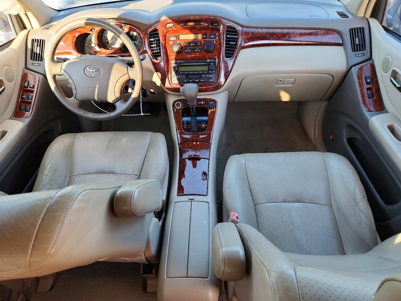 2005 Toyota Highlander Limited Синий vin: JTEDP21A150088348