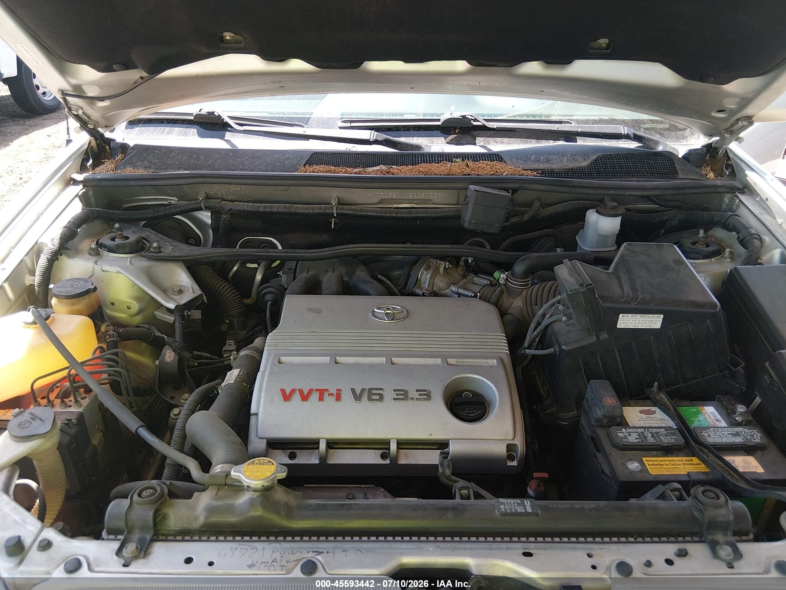 2005 Toyota Highlander V6 Серебряный vin: JTEDP21A150091038