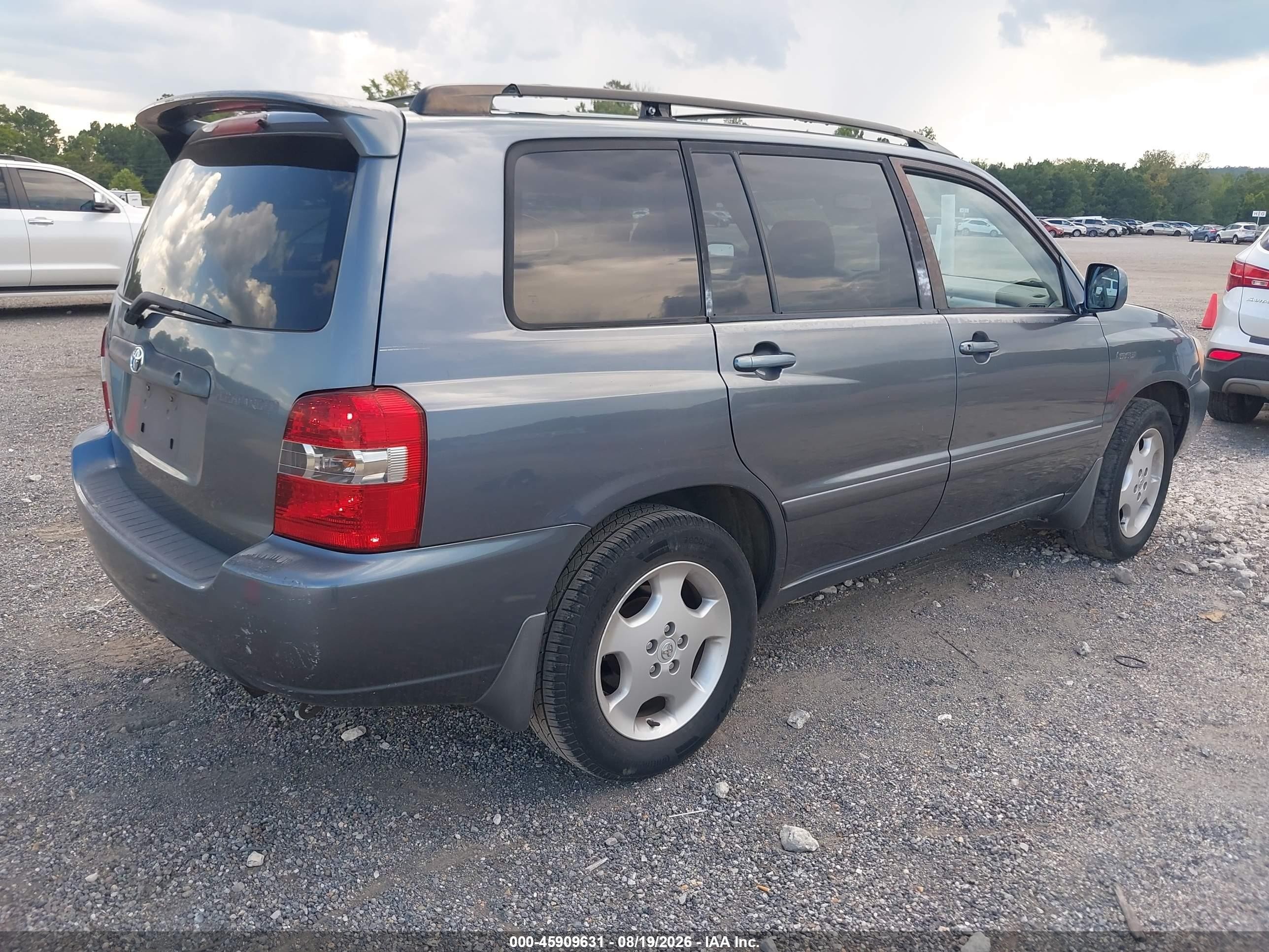 2004 Toyota Highlander Limited V6 Blue vin: JTEDP21A240015326