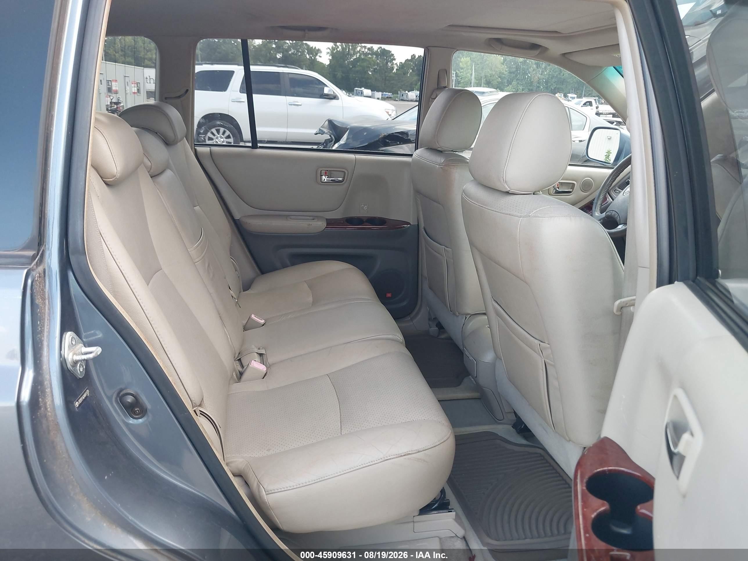 2004 Toyota Highlander Limited V6 Blue vin: JTEDP21A240015326