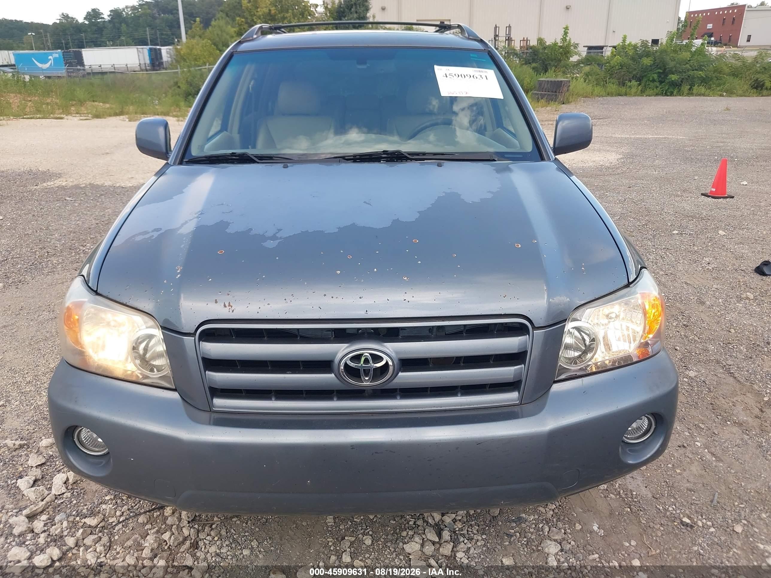 2004 Toyota Highlander Limited V6 Blue vin: JTEDP21A240015326