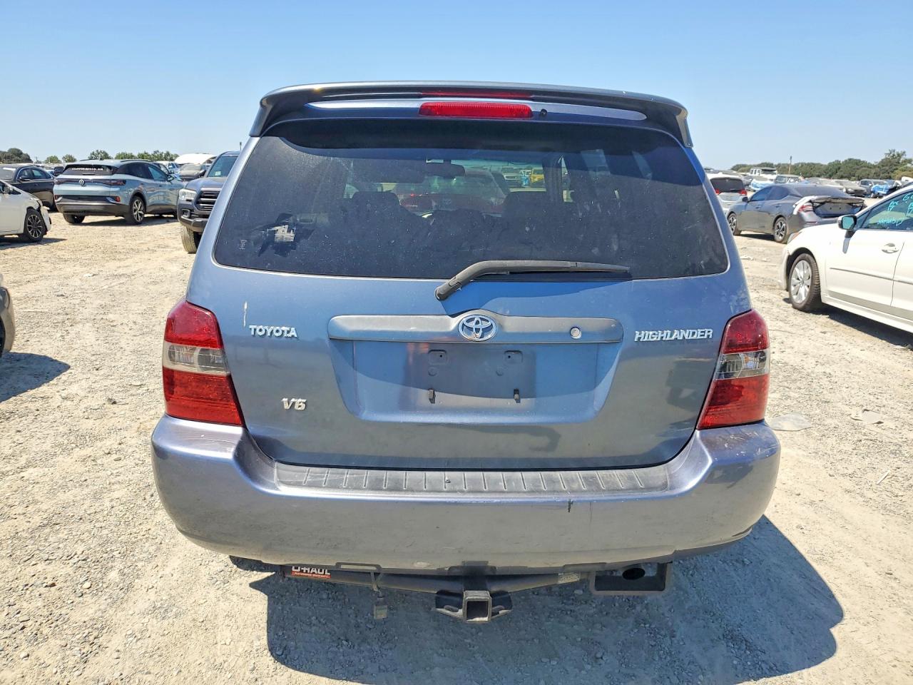 2004 Toyota Highlander Limited Blue vin: JTEDP21A240022051