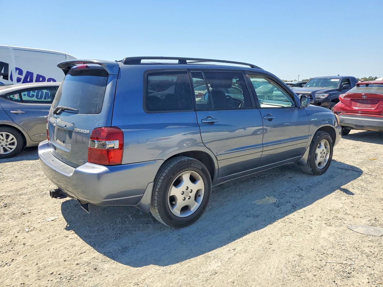 2004 Toyota Highlander Limited Blue vin: JTEDP21A240022051