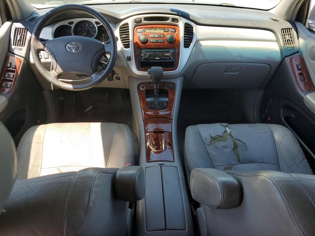 2004 Toyota Highlander Limited Blue vin: JTEDP21A240022051