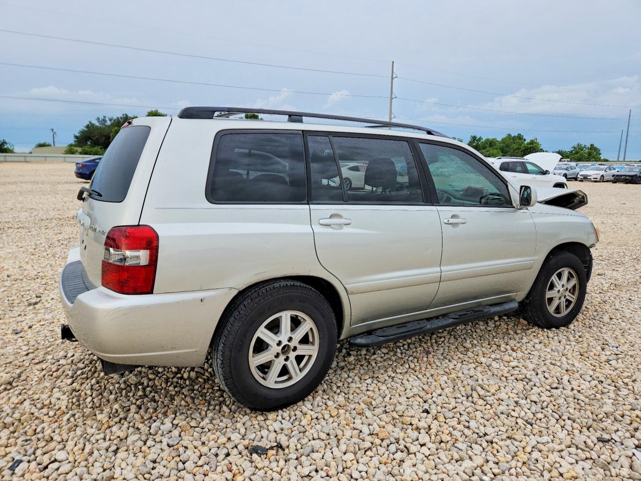 2004 Toyota Highlander Base Silver vin: JTEDP21A240026598