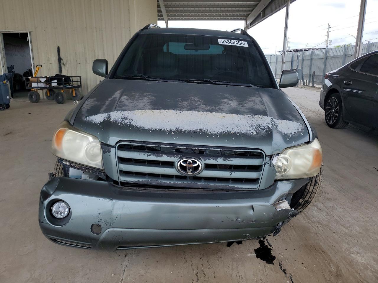 2004 Toyota Highlander Base Green vin: JTEDP21A240028836