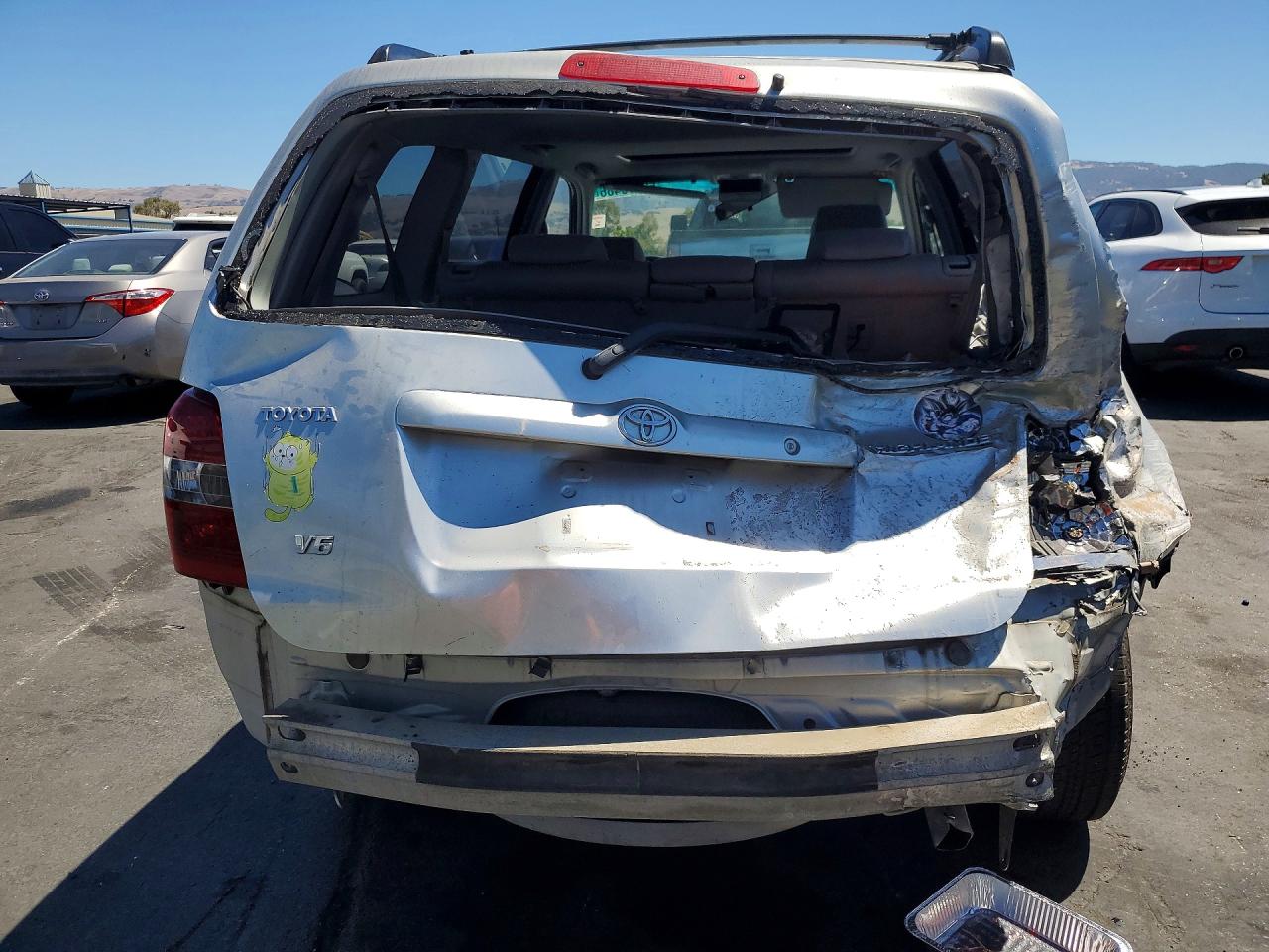 2004 Toyota Highlander Base Gray vin: JTEDP21A240031056