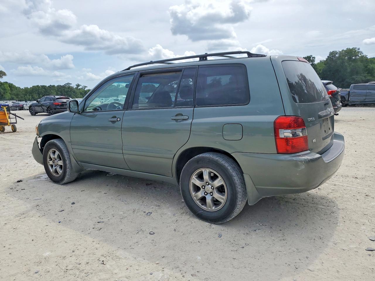 2004 Toyota Highlander Base Green vin: JTEDP21A240036595
