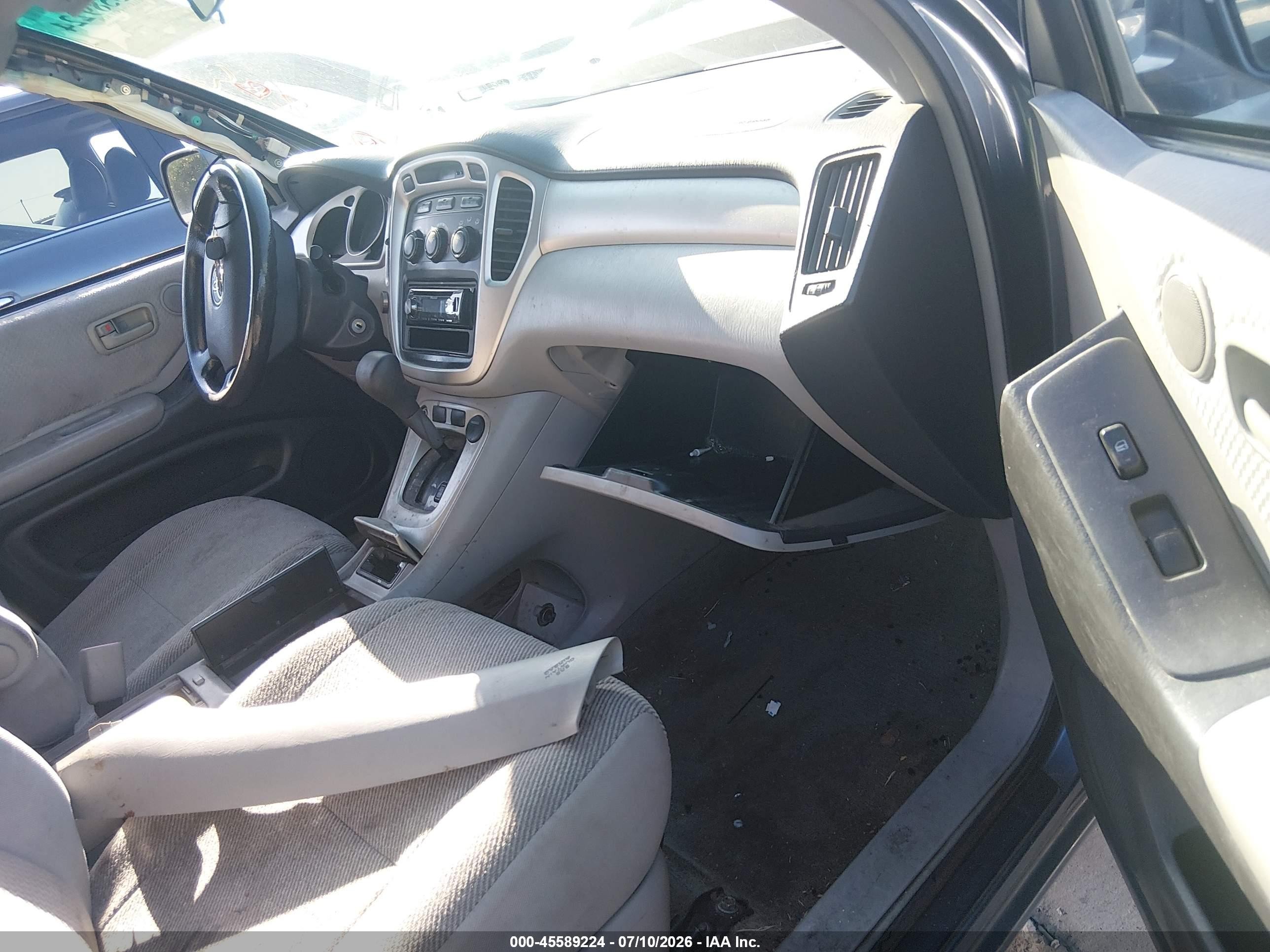 2004 Toyota Highlander V6 Blue vin: JTEDP21A240036886
